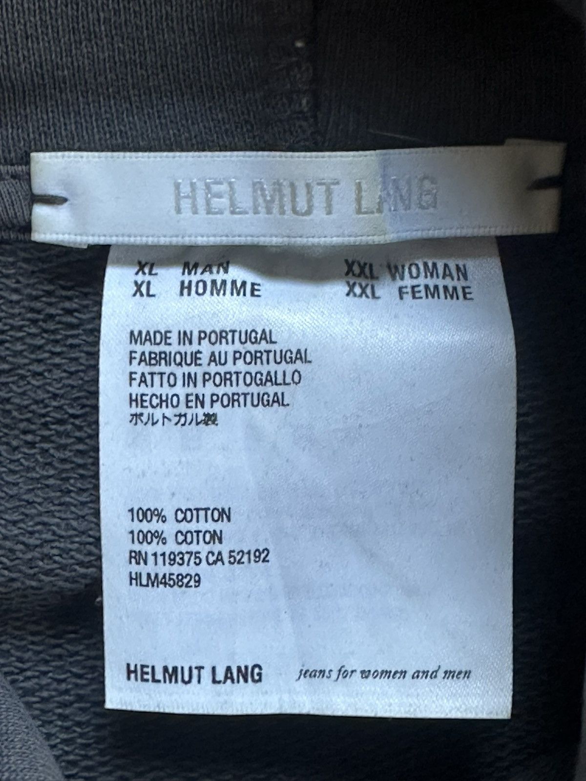 Helmut Lang Helmut Lang Painter Hoodie – Black Size US XL / EU 56 / 4 - 3 Thumbnail