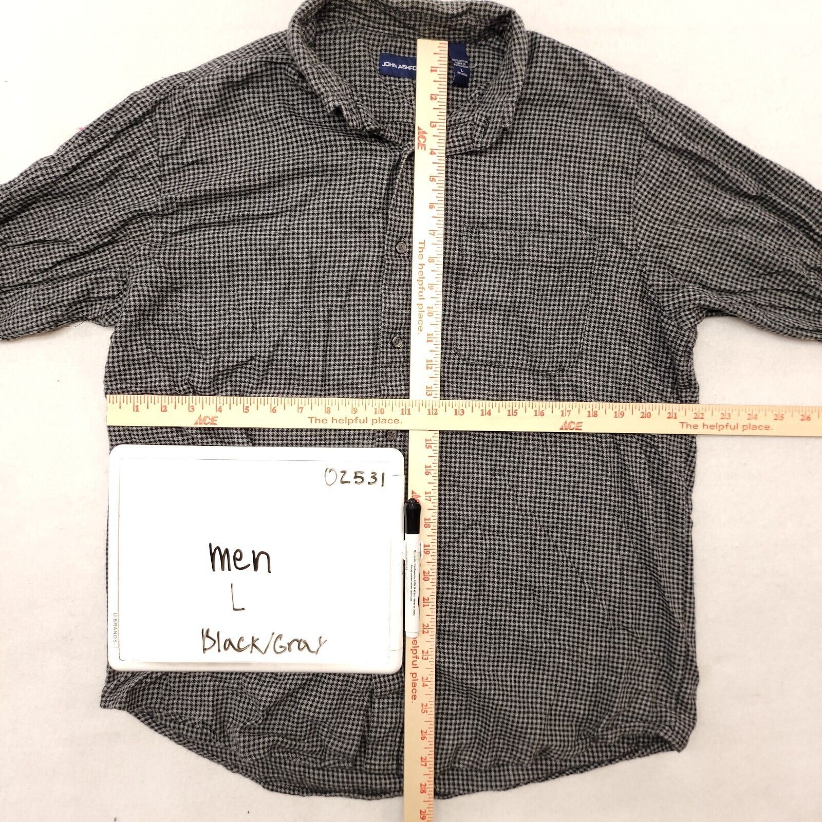 John Ashford John Ashford Button Up Shirt Adult Mens Size Large L Black Size US L / EU 52-54 / 3 - 5 Thumbnail