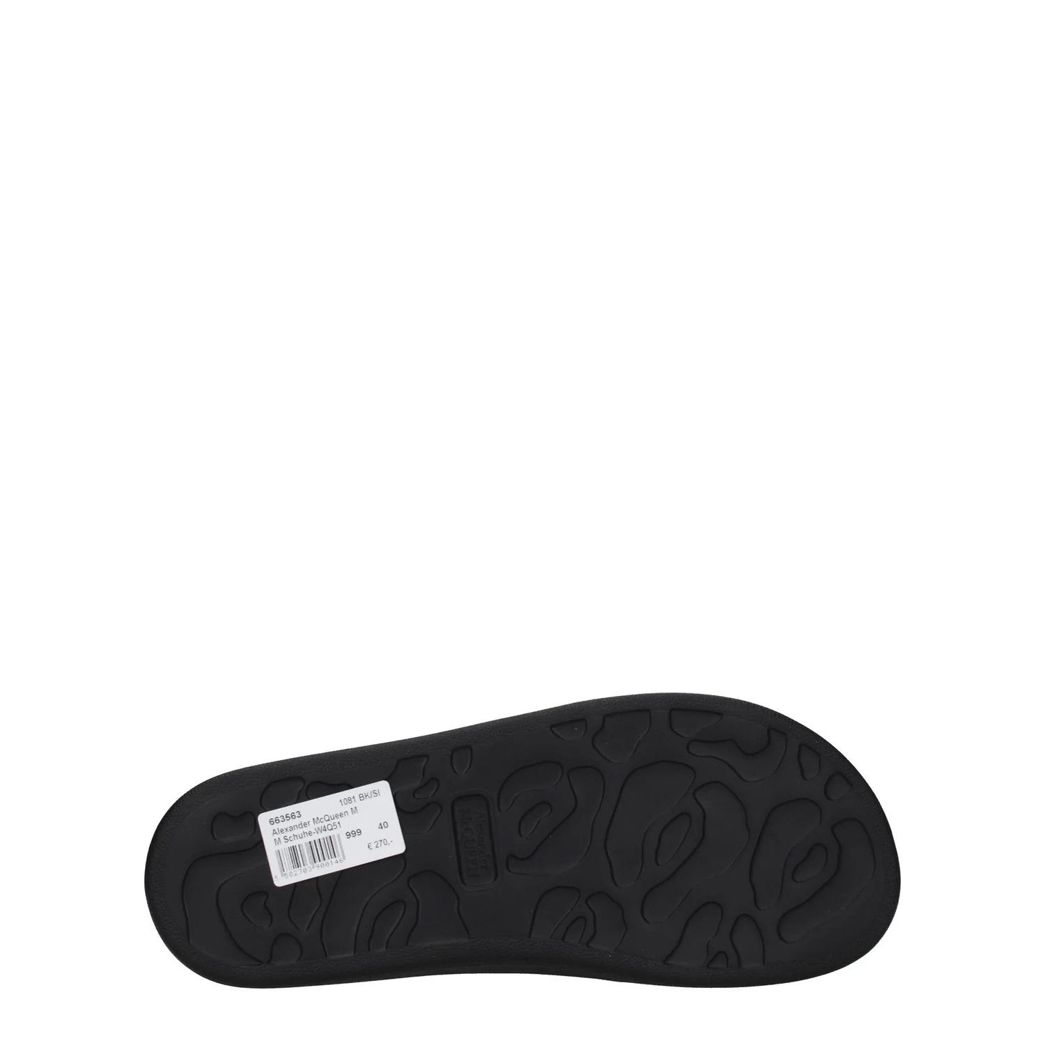 Alexander McQueen ob1o1e0225 Rubber Slippers in Black Size US 7.5 / EU 40-41 - 5 Thumbnail