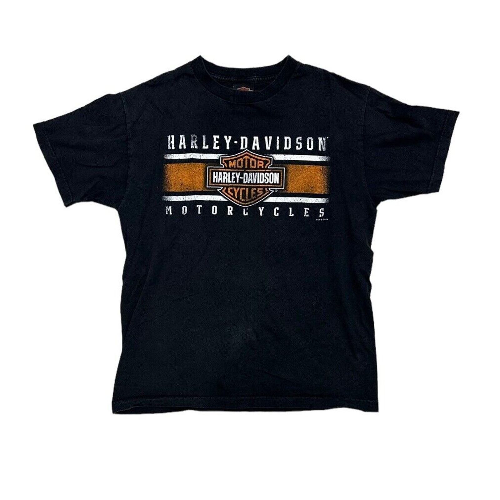 Harley Davidson Harley Davidson Naples Florida Pirate Graphic Mens Sz Medium Size US M / EU 48-50 / 2 - 1 Thumbnail