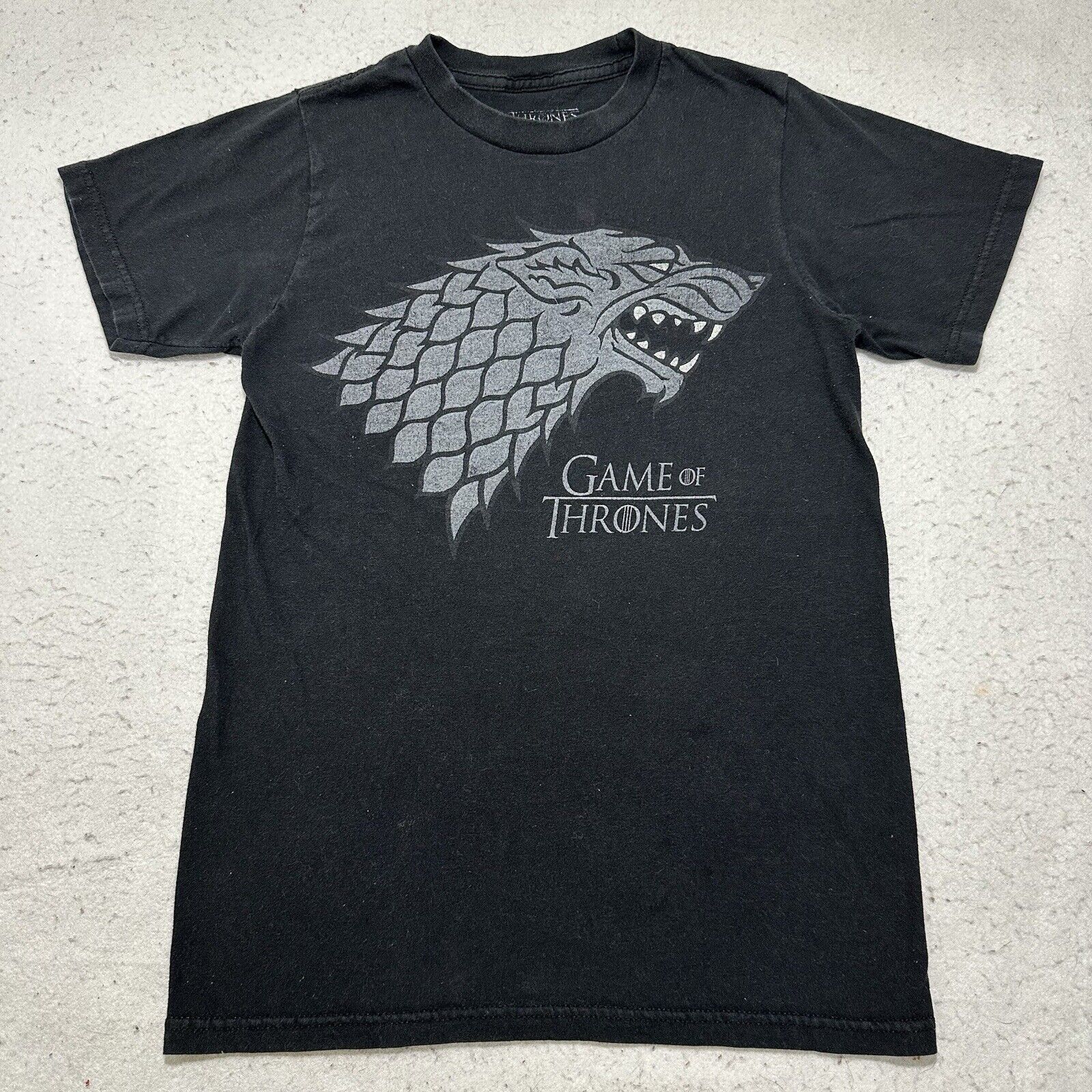 Other Game of Thrones XS Wolf Logo TV Show Graphic T Shirt Black Size US XS / EU 42 / 0 - 1 Thumbnail