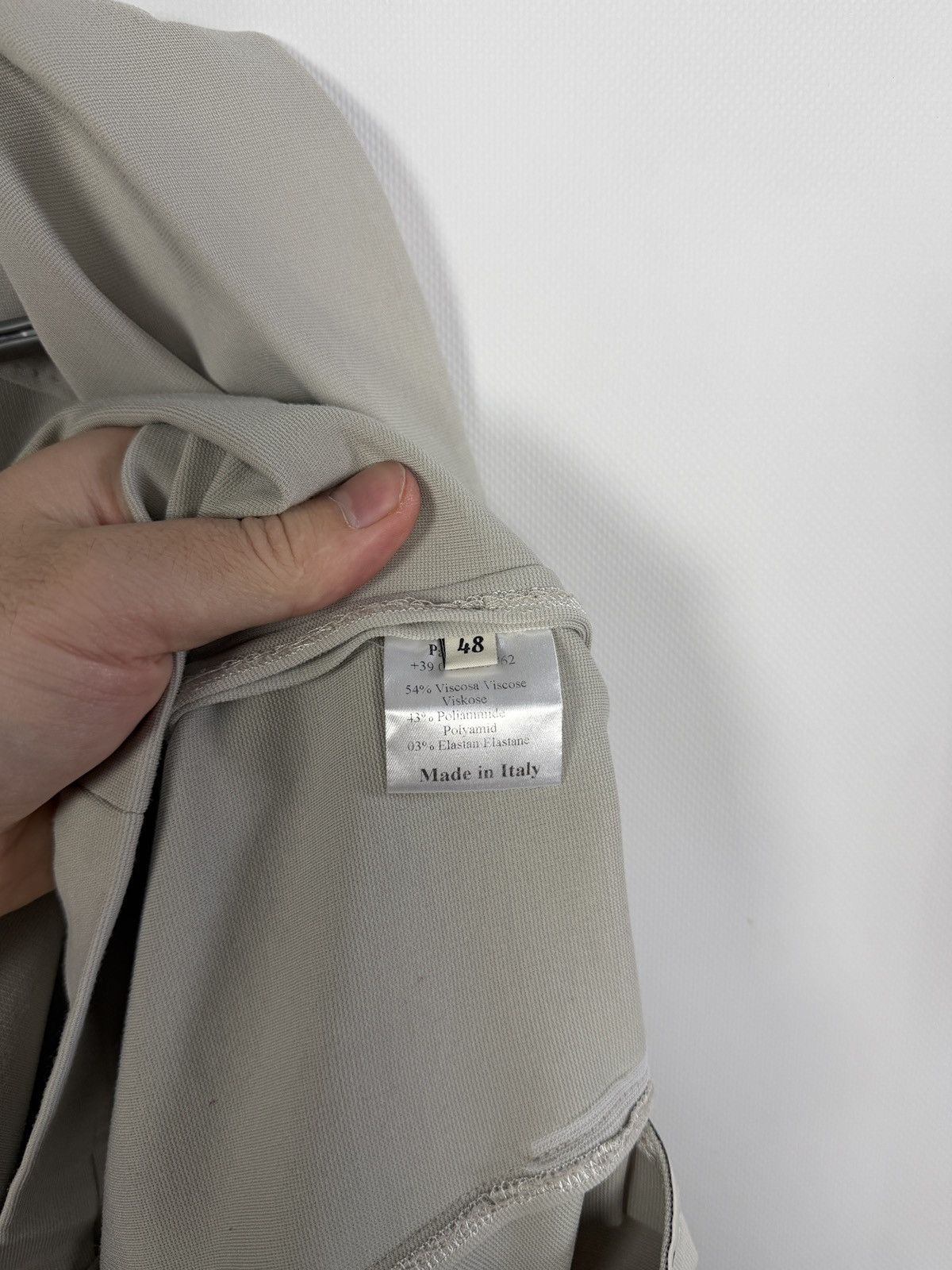 NEWYORKINDUSTRIE New York Industries Cream Two Button Blazer Italy Size 48 Size XL / US 12-14 / IT 48-50 - 8 Thumbnail