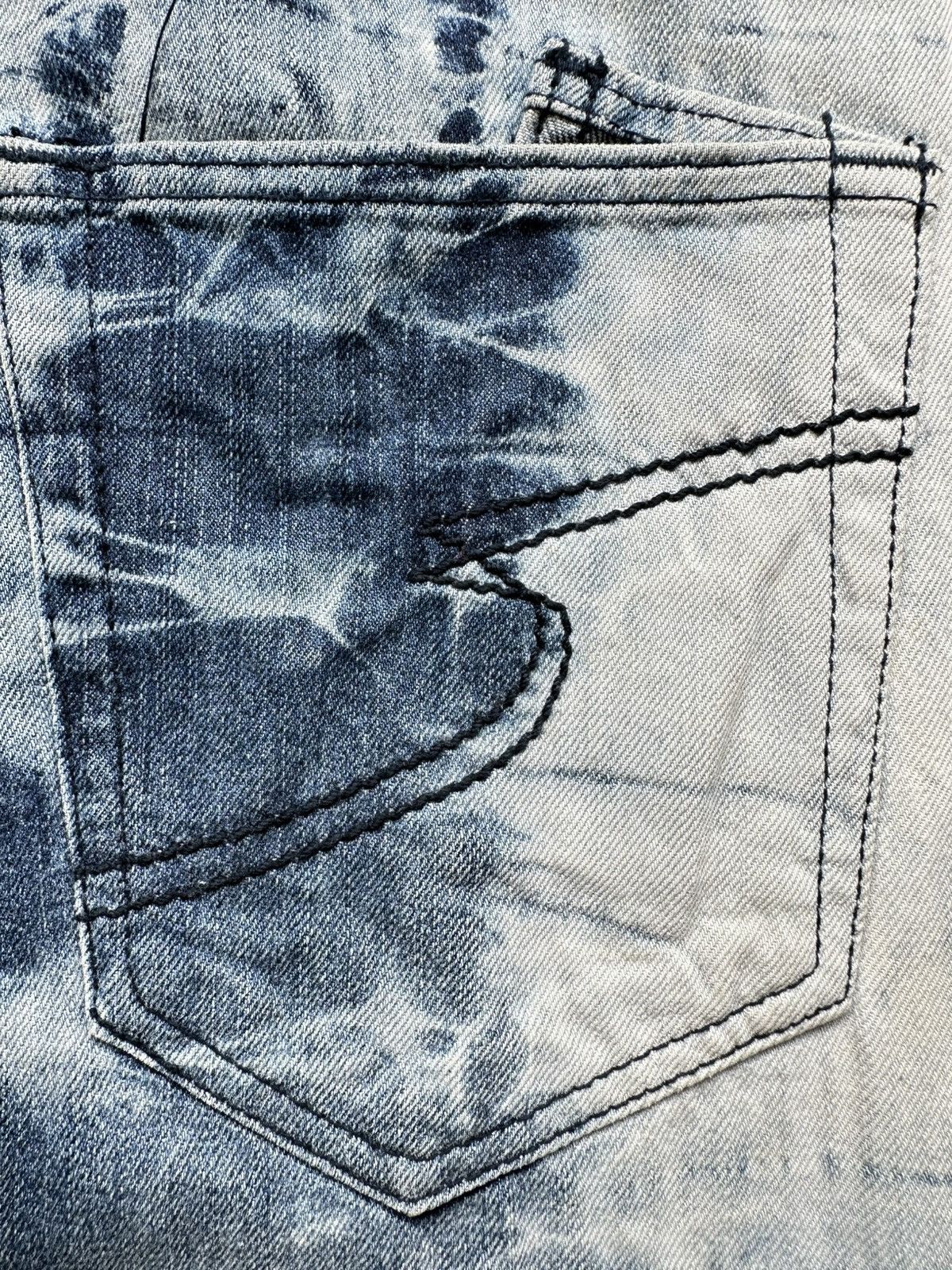 semanticdesign 31/28 - S/S 2008 Semanticdesign bleach studded pocket jeans Size US 31 - 16 Thumbnail