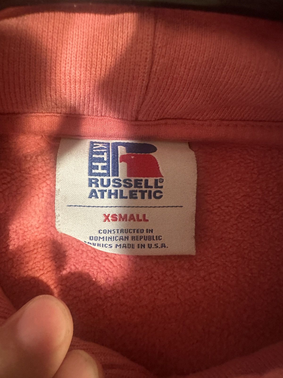 Kith × Russell Athletic Kith X Russell Athletic Varsity Hoodie - Baroque Rose - Pink Size US XS / EU 42 / 0 - 3 Thumbnail