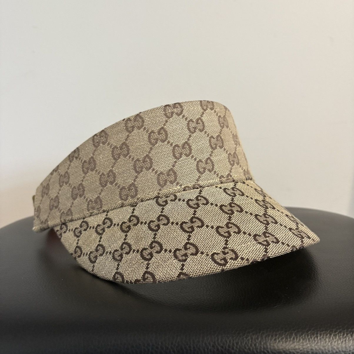 Authentic Vintage Gucci visor Gucci Sun Visor Hat Used – luxuryforlessjpn main image 4