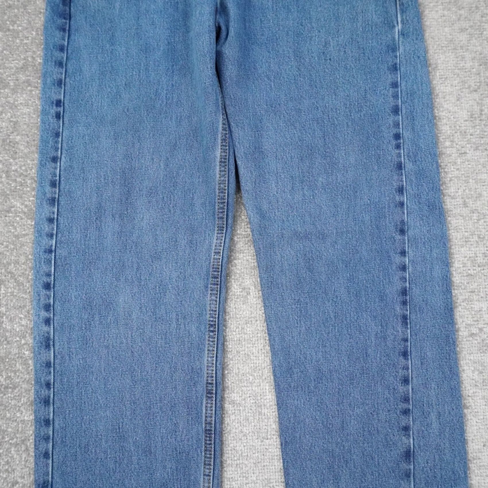 Levi's Levi's 505 Straight Leg Mens 34x34 Medium Wash Blue Denim Jeans Size US 34 / EU 50 - 7 Thumbnail