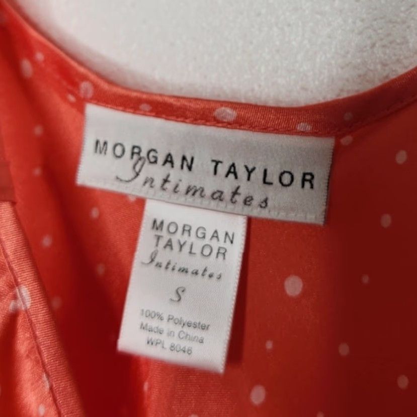 Vintage NWT Morgan Taylor Intimates Slip Dress Small Fairy Whimsy Polka Dot Satin Short Womens/S Mens? Size S / US 4 / IT 40 - 4 Thumbnail