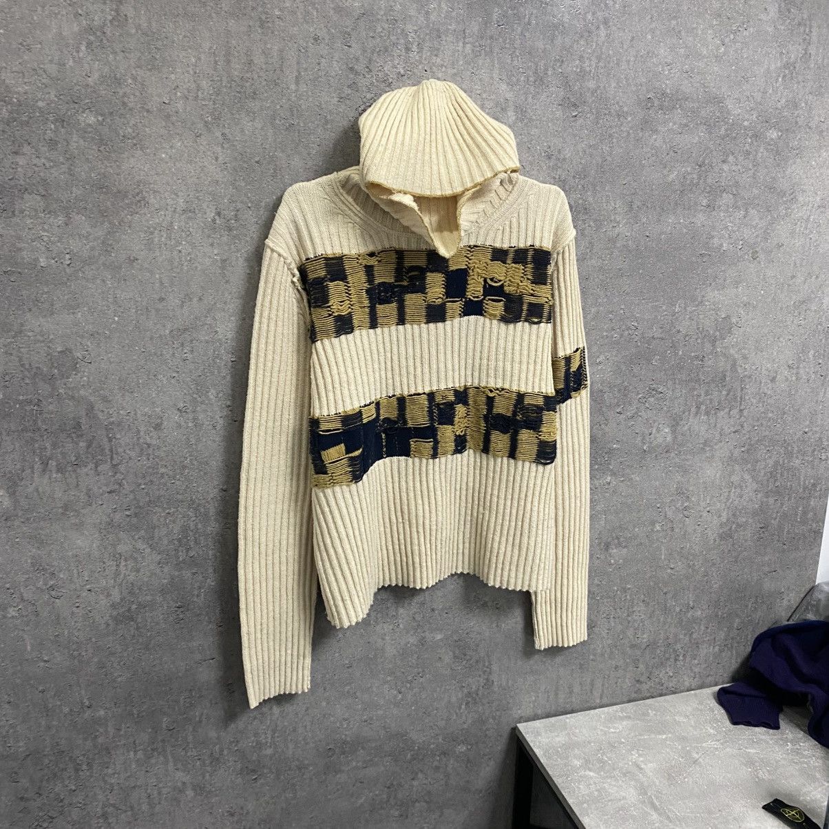 Calvin Klein 205W39NYC Calvin Klein 205W39NYC Balaclava Knitted Hoodie Sweater Size US M / EU 48-50 / 2 - 4 Thumbnail