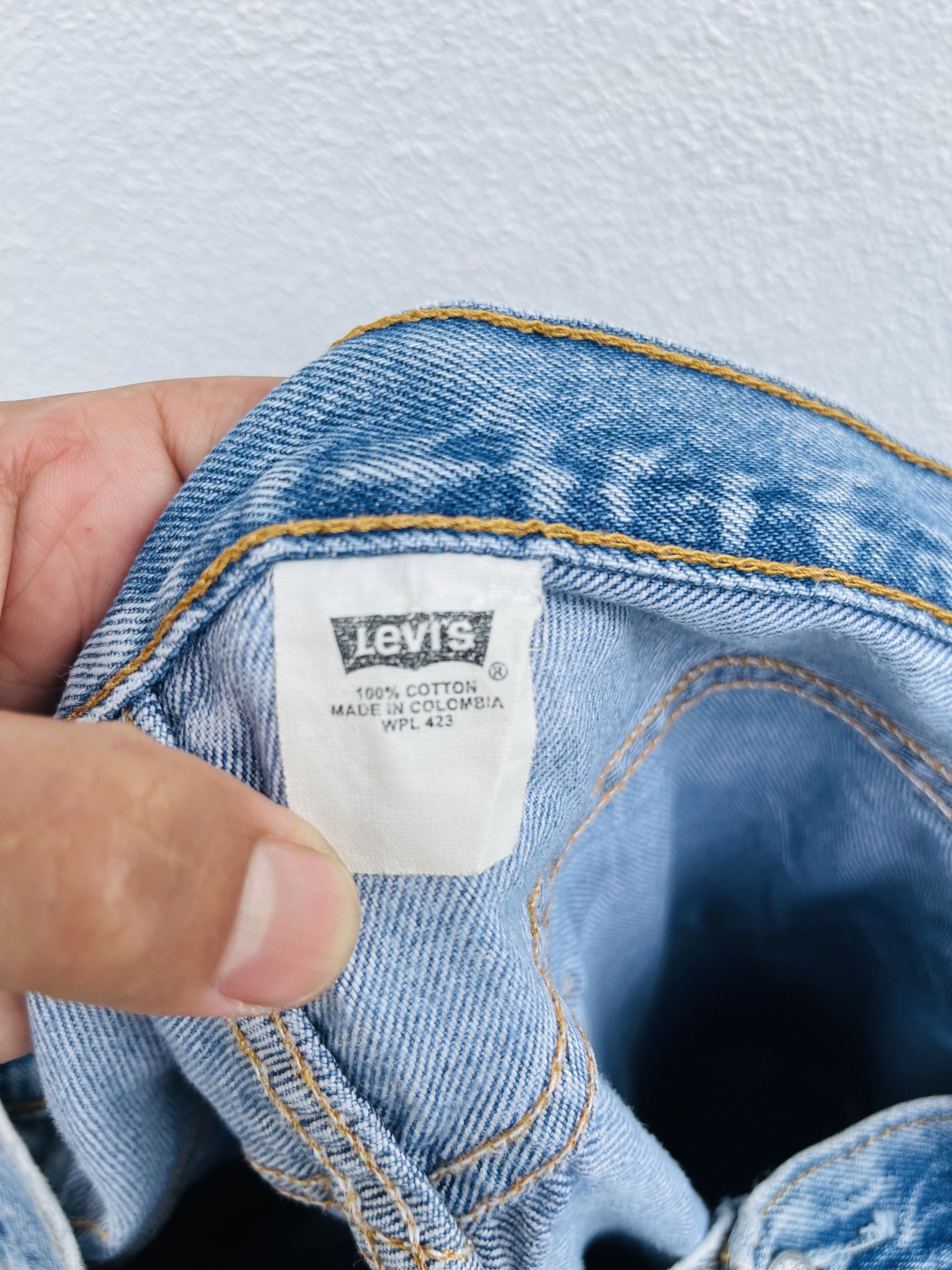 Levi's Vintage Clothing × Vintage Vintage 90s Levis Distressed Kurt Cobain Fashion Style Size US 33 - 18 Thumbnail