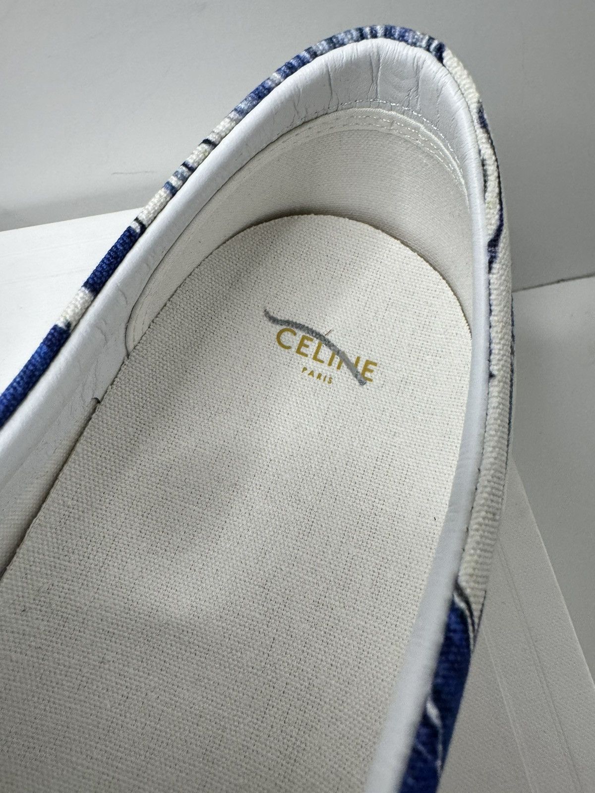 Celine CELINE ELLIOT SLIP-ON IN WAVES PRINTED CANVAS Size US 10 / EU 43 - 3 Thumbnail