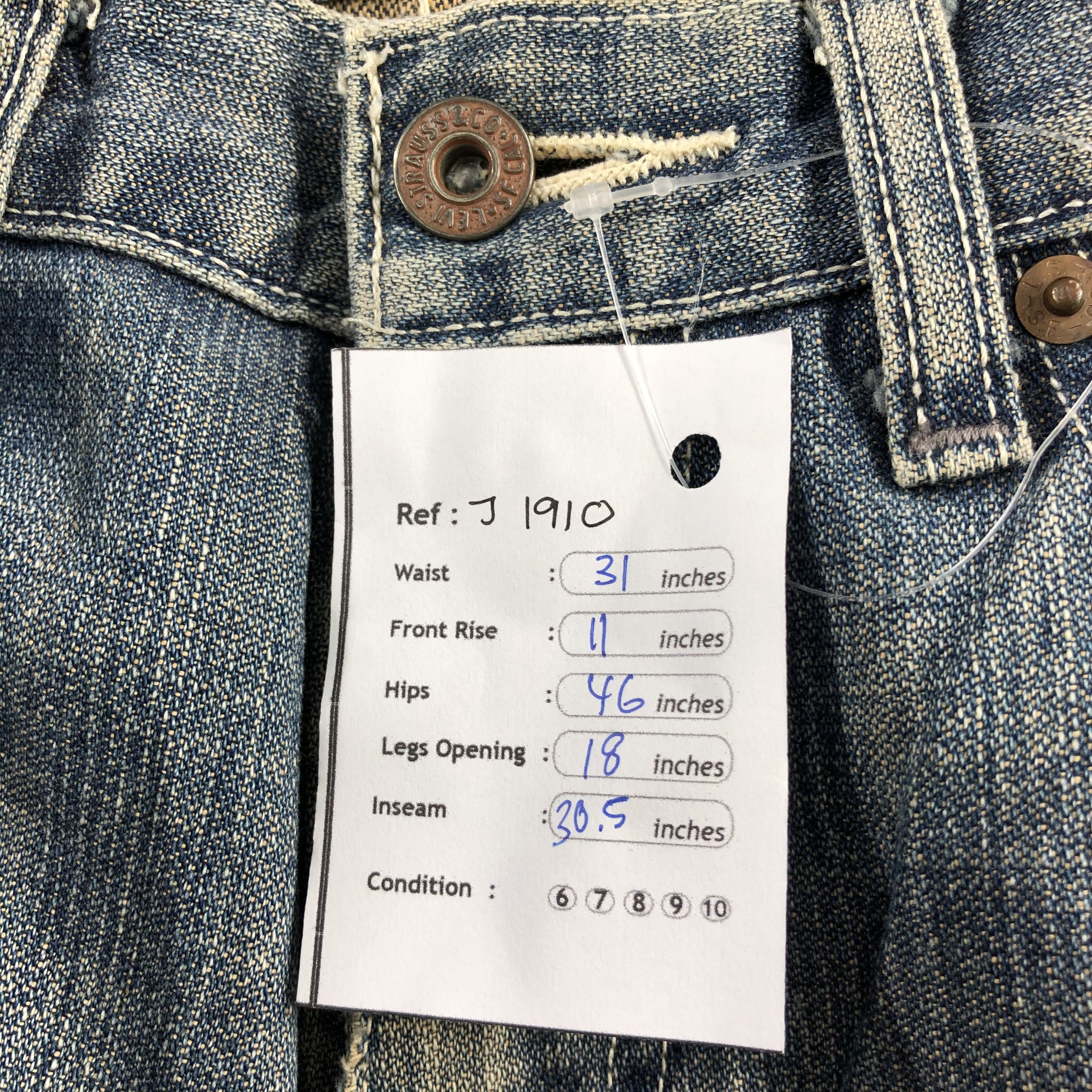 Levi's Vintage 90s Levis 503 Jeans-J1910 Size US 31 - 14 Thumbnail