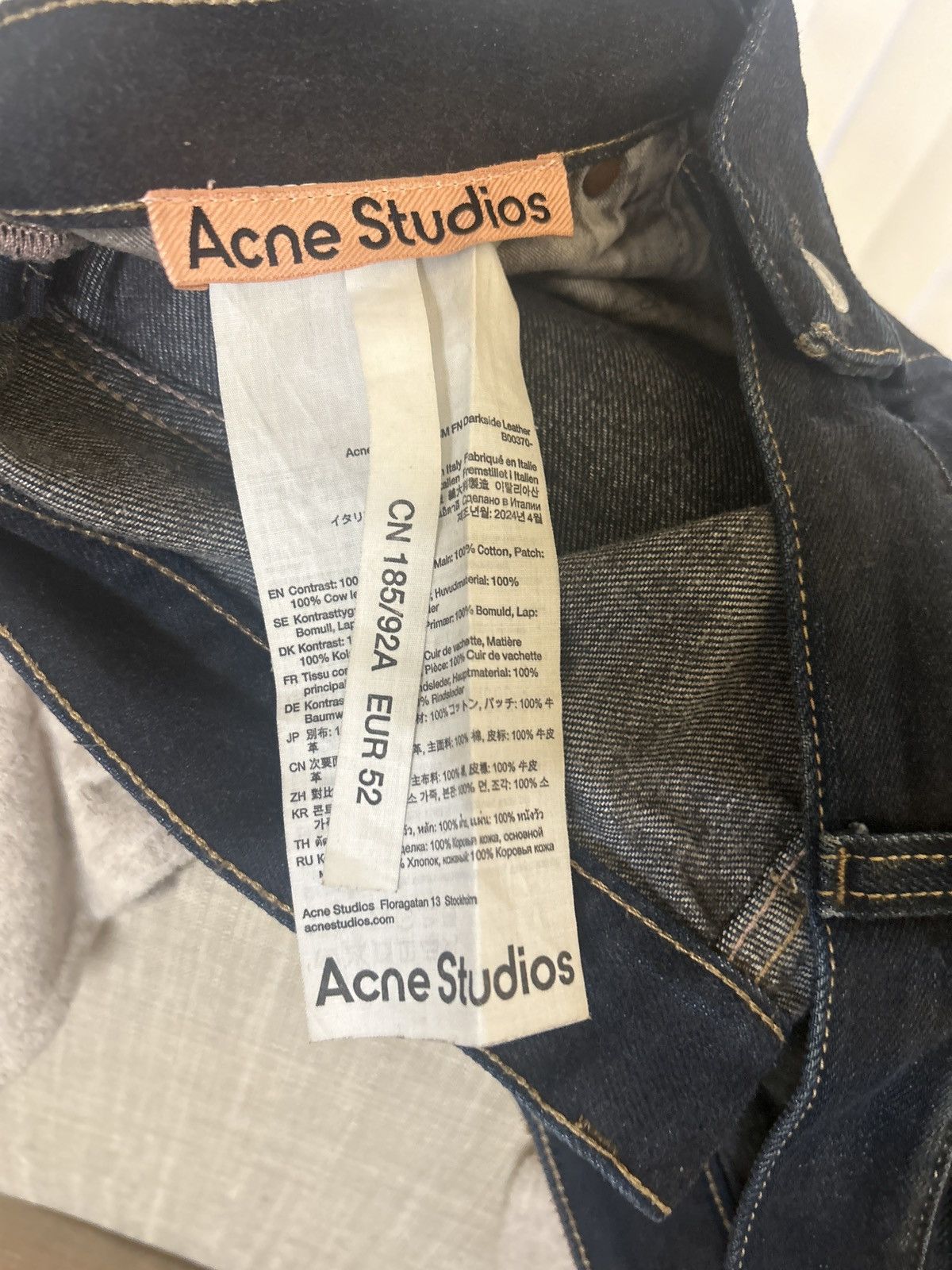 Acne Studios darkside acne studios 2023 Size US 42 / EU 58 - 5 Thumbnail