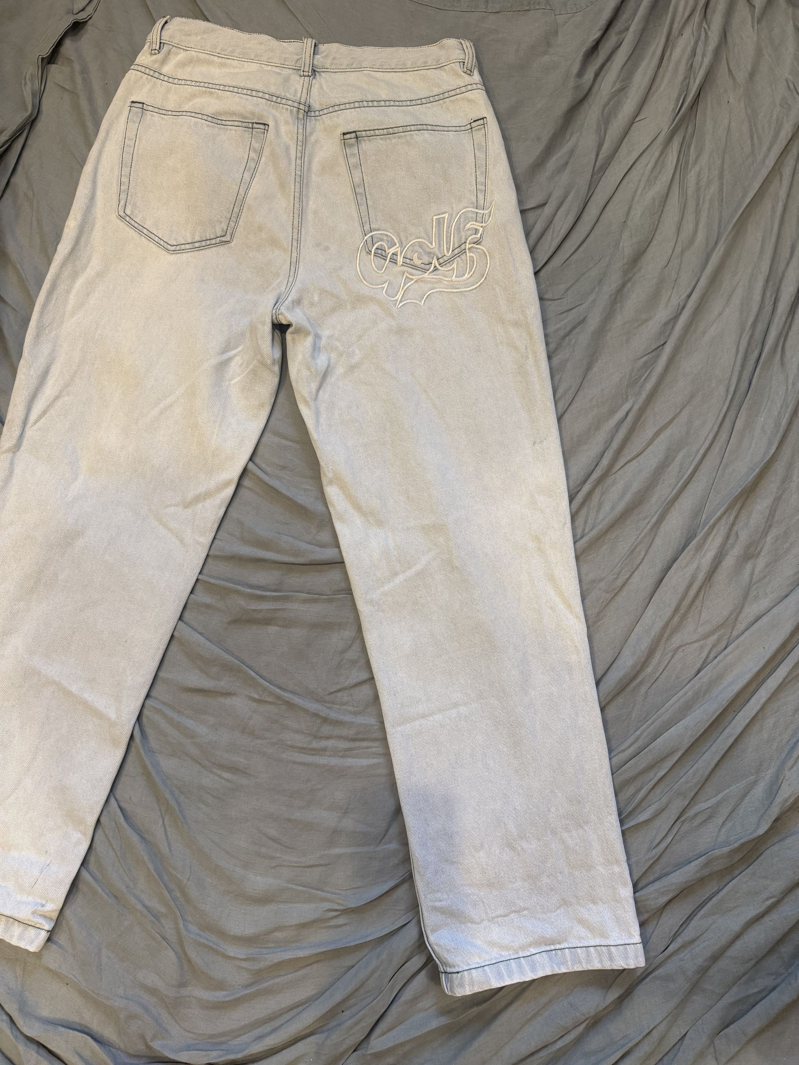 Golf Wang Big Cursive font Denim pants Size US 32 / EU 48 - 3 Thumbnail