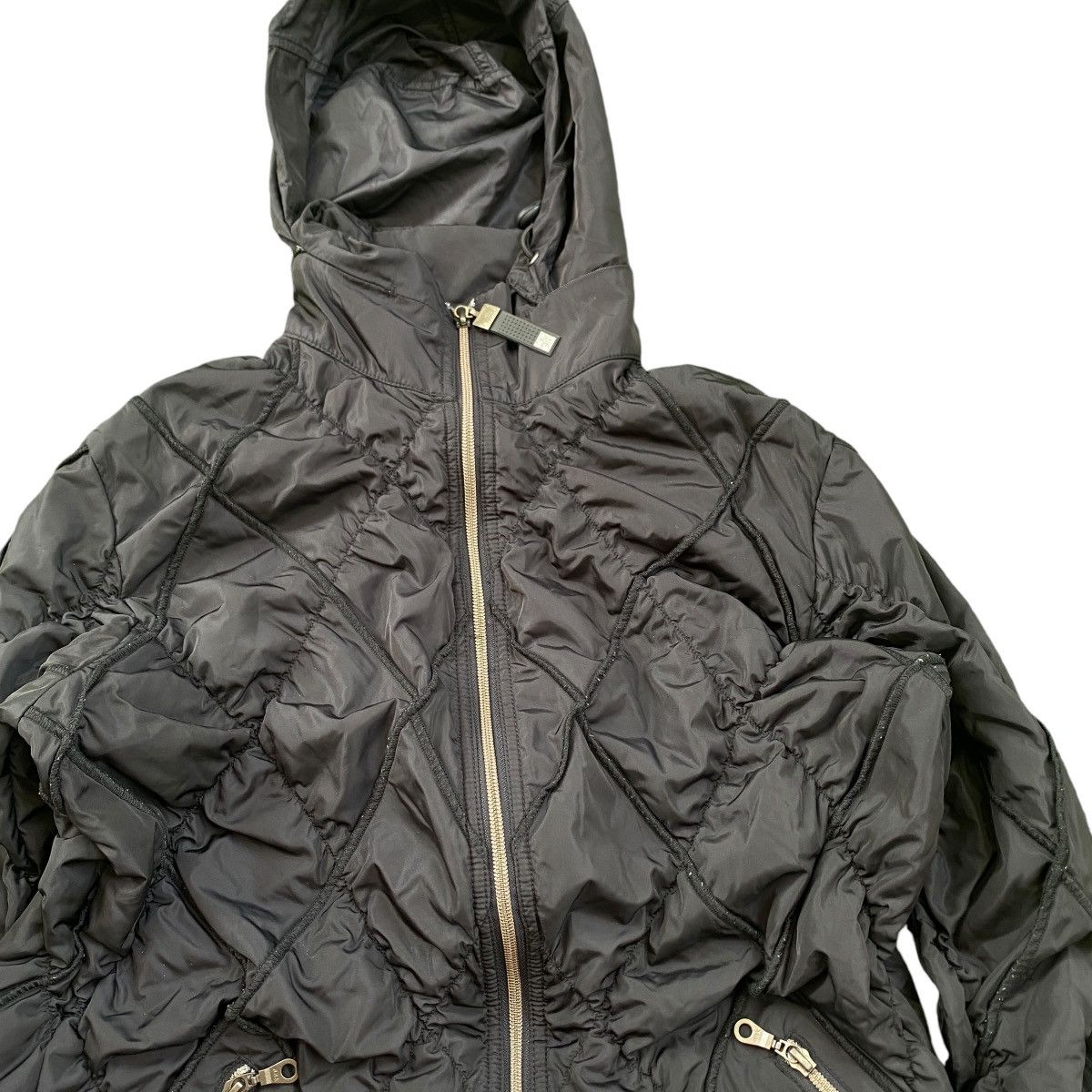 Marithe + Francois Girbaud Vintage Marithe Francois Girbaud Black Hoodie Jacket Size M / US 6-8 / IT 42-44 - 2 Thumbnail
