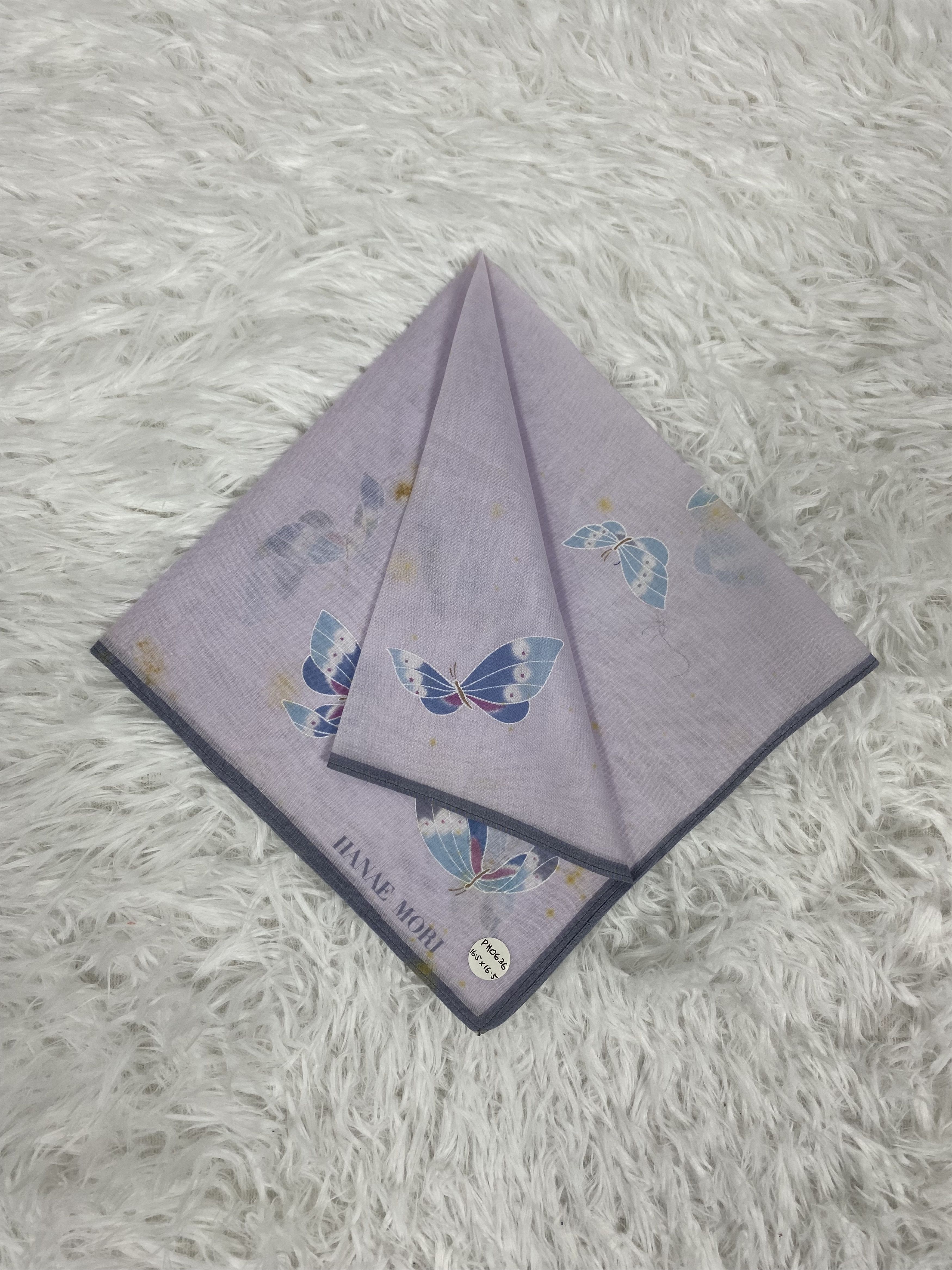 Hanae Mori × Vintage Vintage Hanae Mori Handkerchief Neckerchief PH0636 Size ONE SIZE - 1 Thumbnail