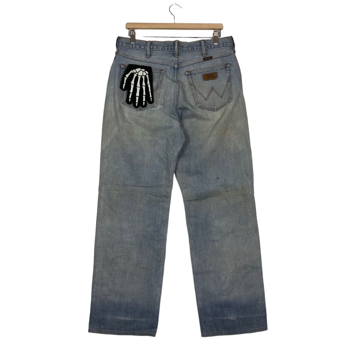Japanese Brand 🔥True Vintage 70’s Wrangler Distressed Denim Jeans Size US 34 / EU 50 - 8 Thumbnail