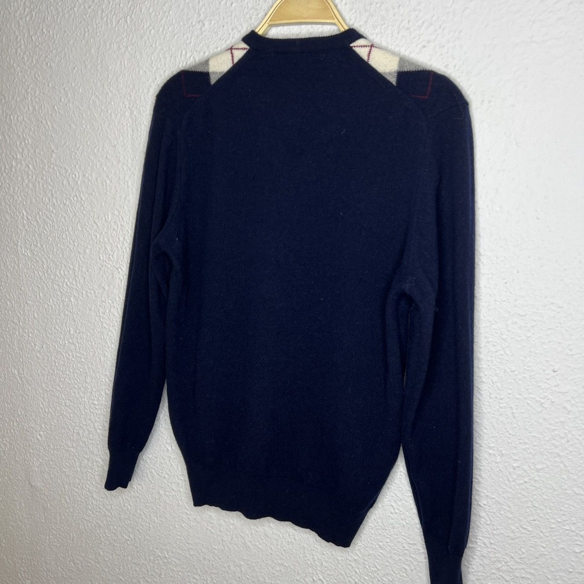 Designer × Vintage × Yves Saint Laurent Yves Saint Laurent Vintage Wool Sweater Jumper Knit Navy Size US M / EU 48-50 / 2 - 9 Thumbnail