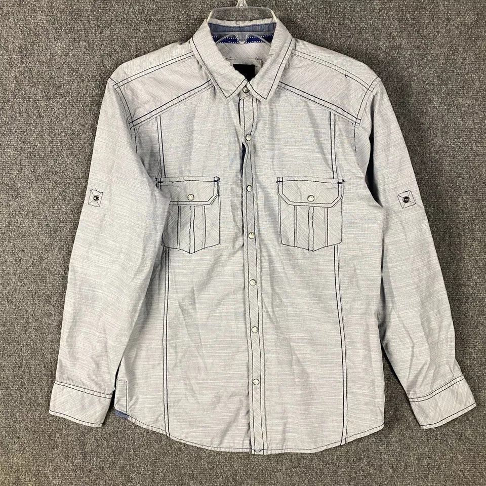 Other Various Artists Pearl Snap Shirt Men's Medium Long Sleeve M Size US M / EU 48-50 / 2 - 1 Thumbnail
