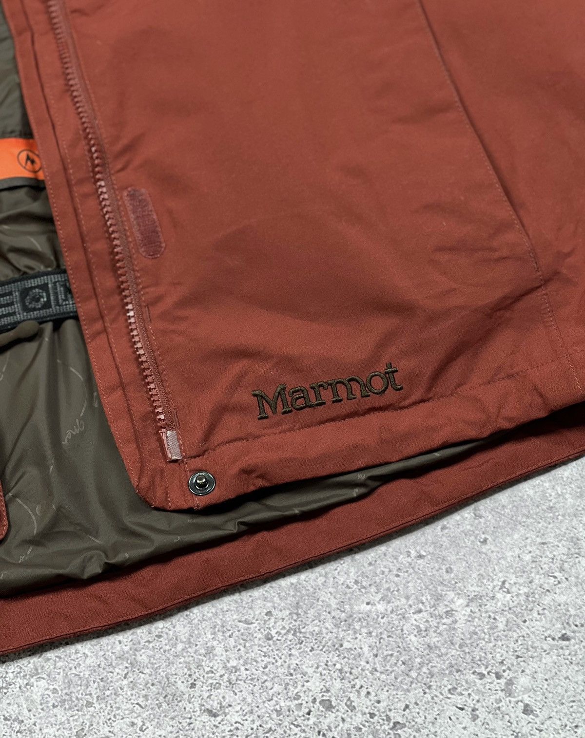 Goretex Marmot Gore-tex Perfomance Shell Hooded Jacket Y2K Size L / US 10 / IT 46 - 2 Thumbnail