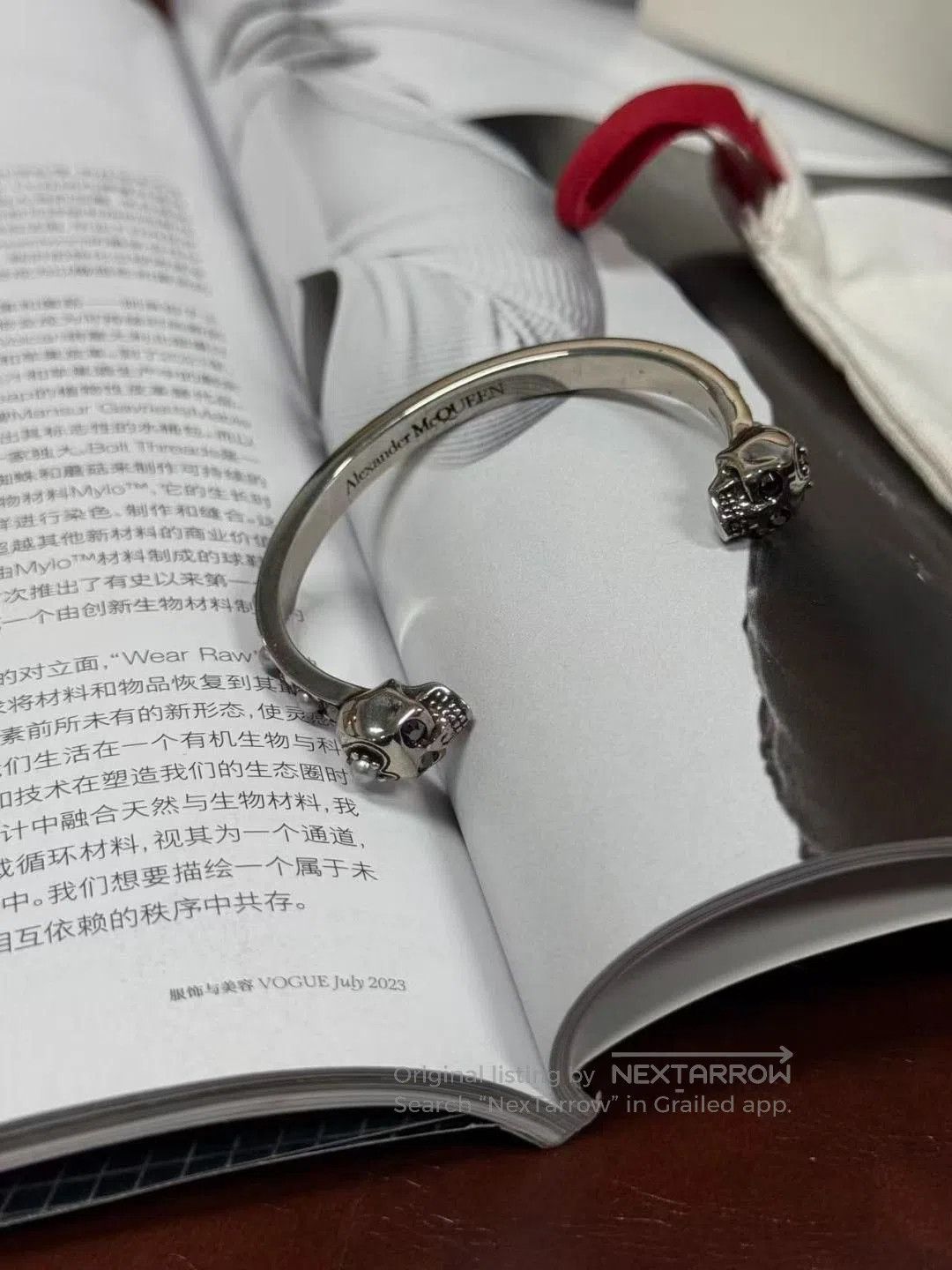 Alexander McQueen Alexander McQueen Classic Skull Bracelet. Size ONE SIZE - 2 Thumbnail