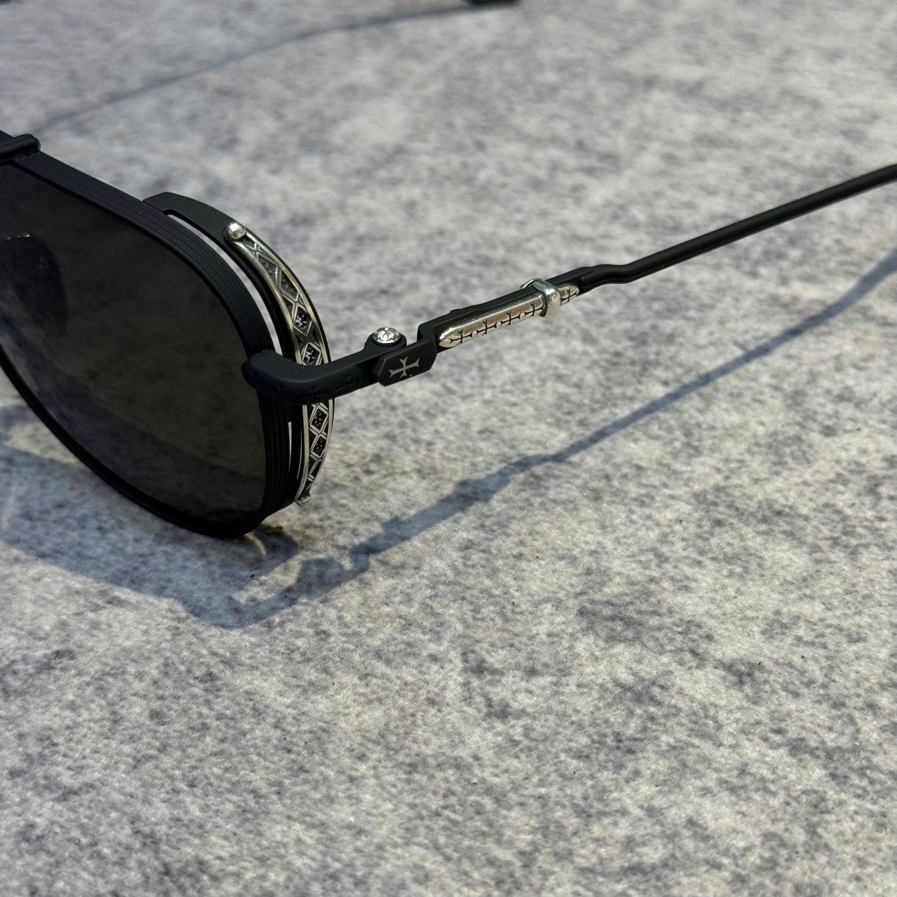 Chrome Hearts CHROME HEARTS BOXEDEN MATTE BLACK/SHINY SILVER Size ONE SIZE - 2 Thumbnail