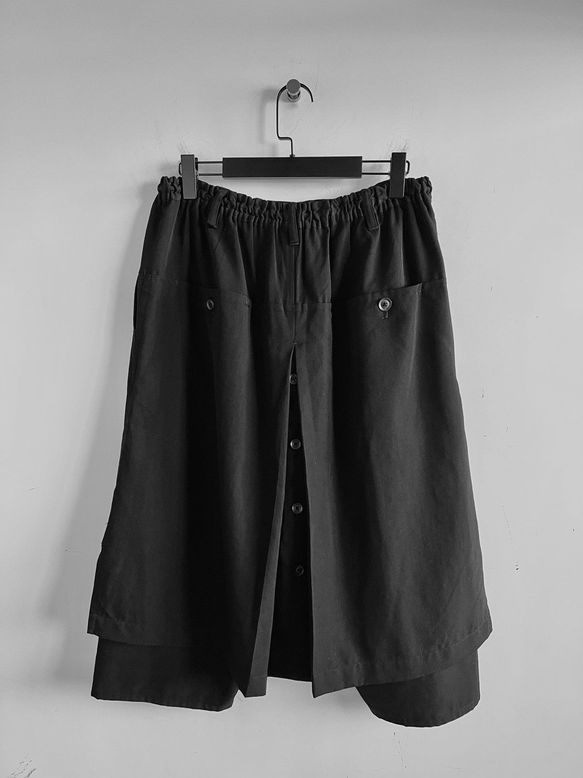 Yohji Yamamoto Yohji Yamamoto Pour Homme AW20 - W/Gabardine Wrap Pants Size US 30 / EU 46 - 2 Thumbnail