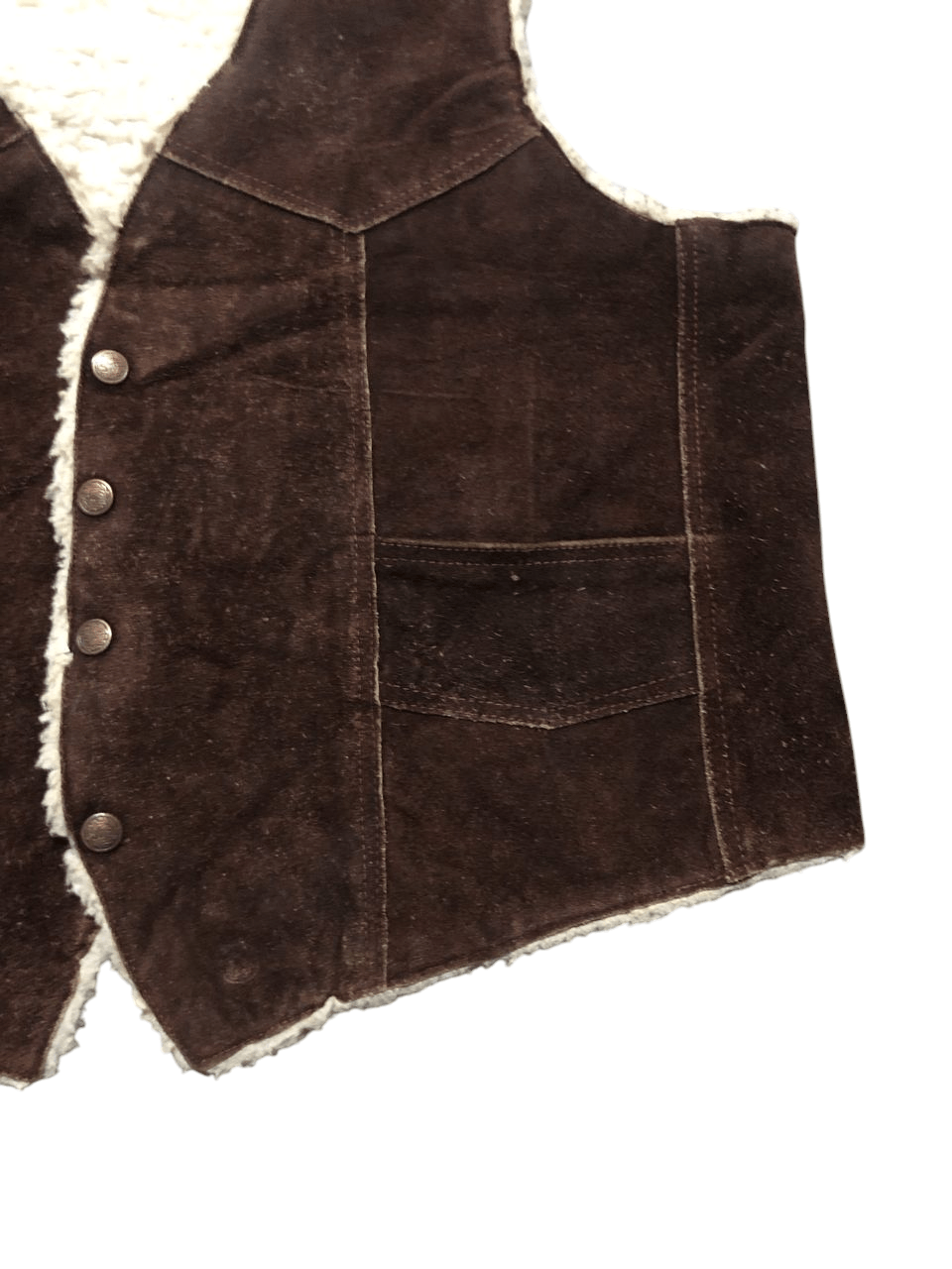 Genuine Leather × Leather × Vintage VINTAGE LEATHER MADE IN MEXICO WESTERN STYLE BROWN VEST Size US M / EU 48-50 / 2 - 6 Thumbnail