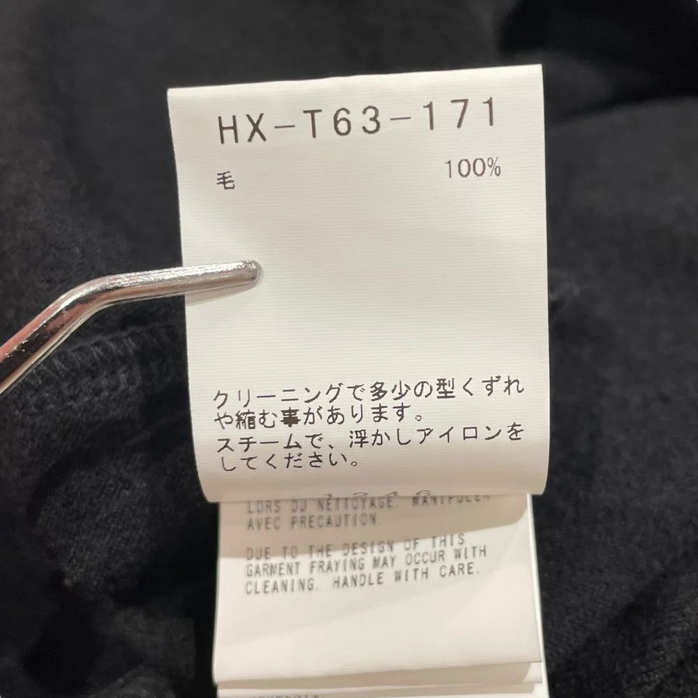 Yohji Yamamoto REGULATION Yohji Yamamoto // Long-sleeved hoodie Size US L / EU 52-54 / 3 - 7 Thumbnail