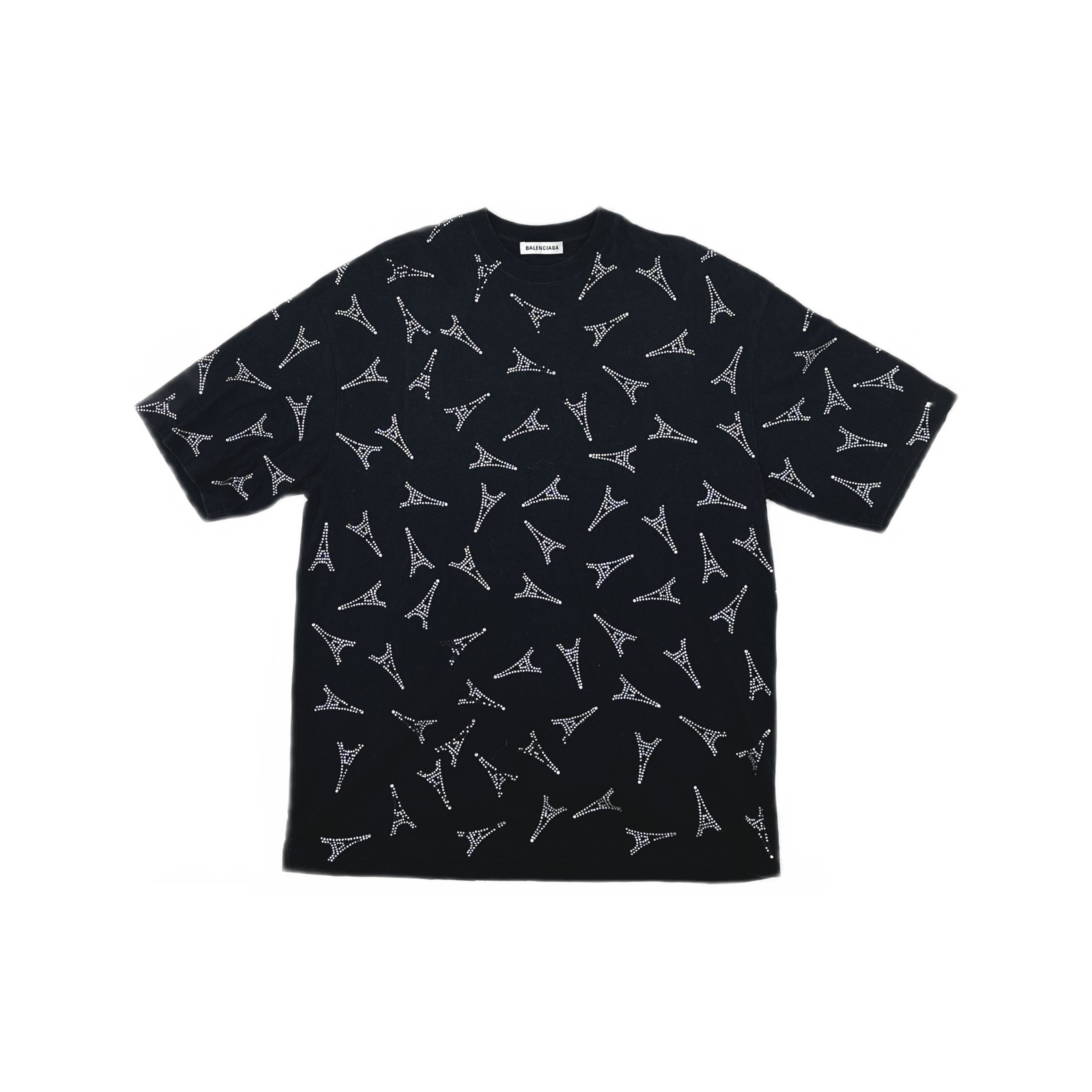 Balenciaga Balenciaga Eiffel Tower Print T-Shirt Size XS Size US XS / EU 42 / 0 - 1 Thumbnail