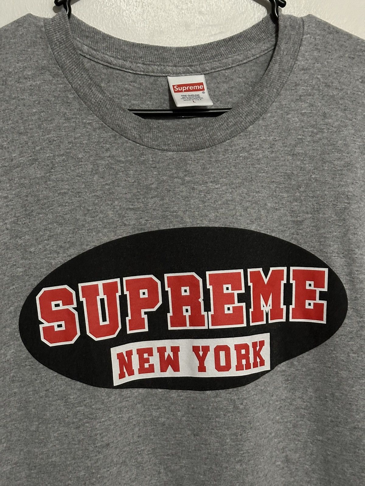 Supreme Supreme New York Tee Size US L / EU 52-54 / 3 - 2 Thumbnail