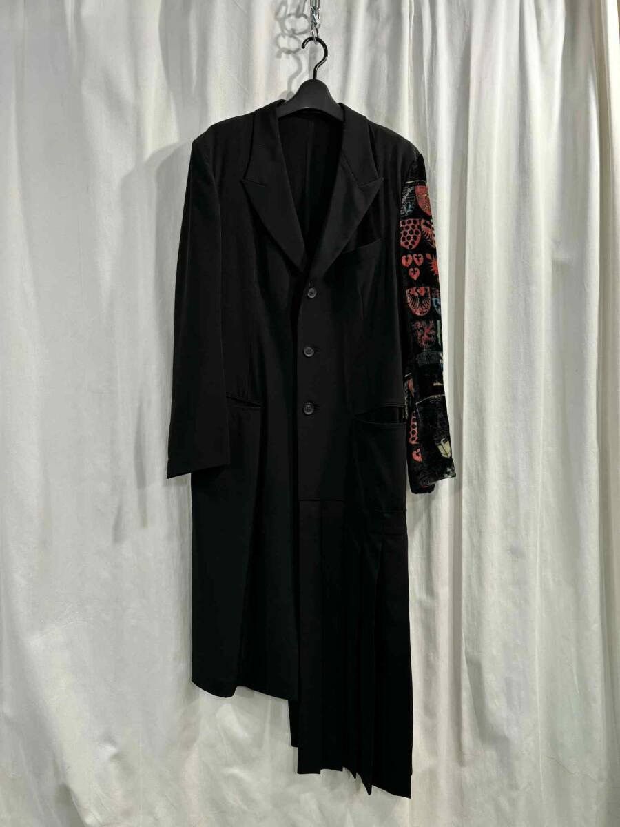 Yohji Yamamoto Yohji Yamamoto Pour Homme 20ss Velvet sleeve Size US M / EU 48-50 / 2 - 1 Thumbnail