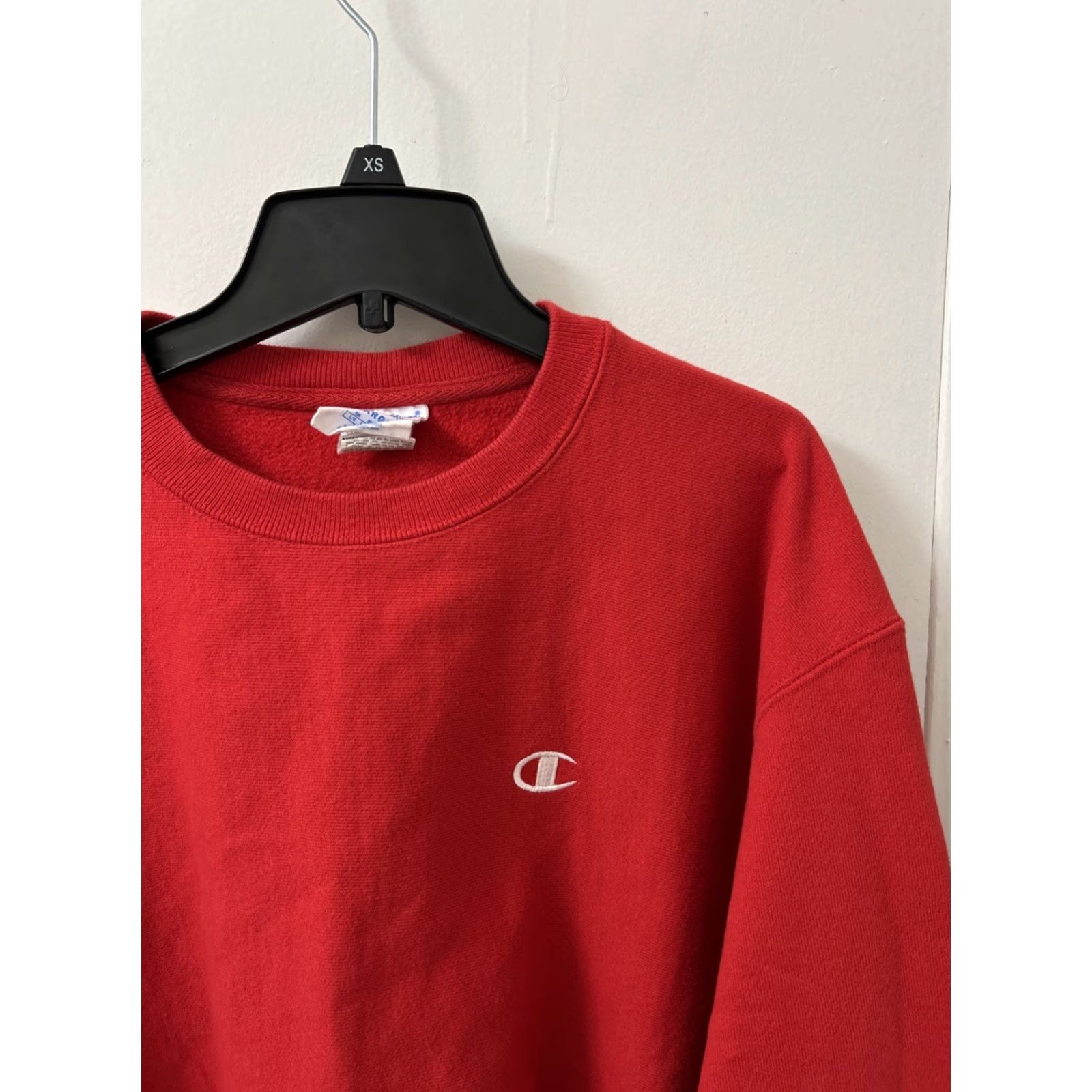 Champion Champion Reverse Weave Sweatshirt Mens Large Red Pullover Crewneck Reversible Sweatshirt Sweater Textured Size US L / EU 52-54 / 3 - 5 Thumbnail