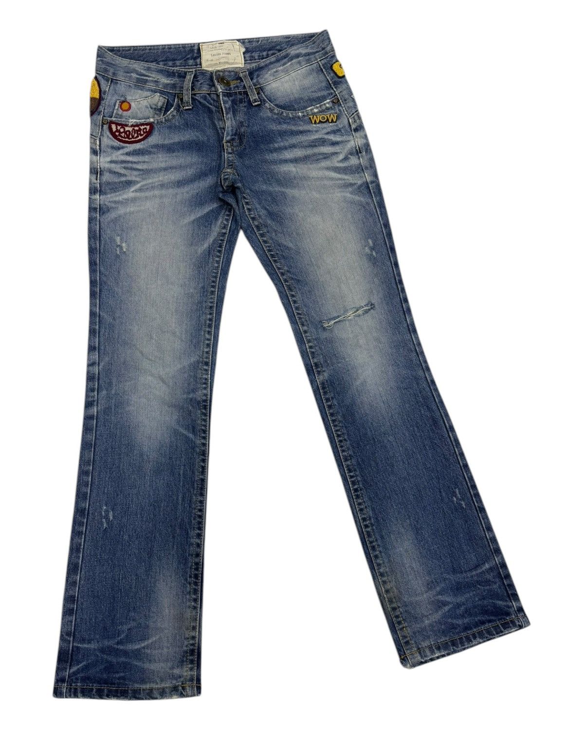 Kapital Lolita Club By Concert Club Bootcut Denim Jeans Size US 31 - 4 Thumbnail