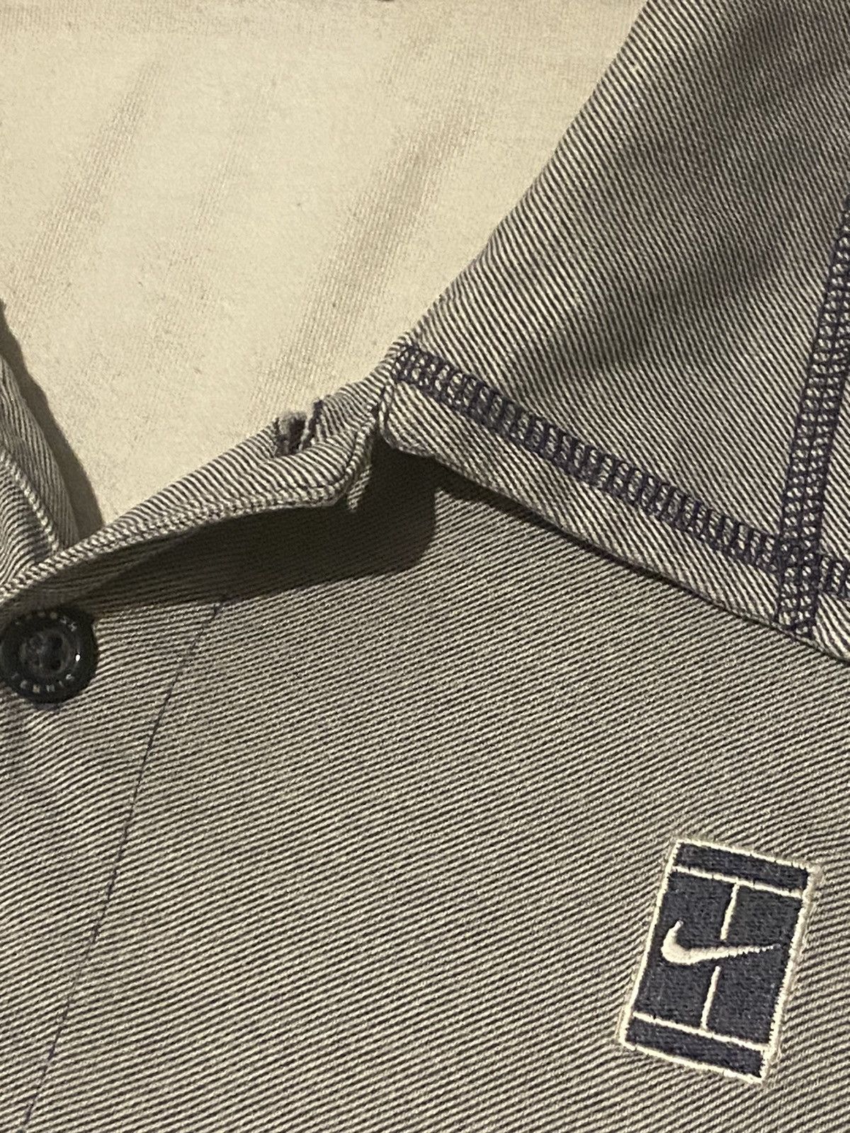 Nike × Vintage Nike vintage tennis swoosh dri-fit polo shirt Size US M / EU 48-50 / 2 - 5 Thumbnail