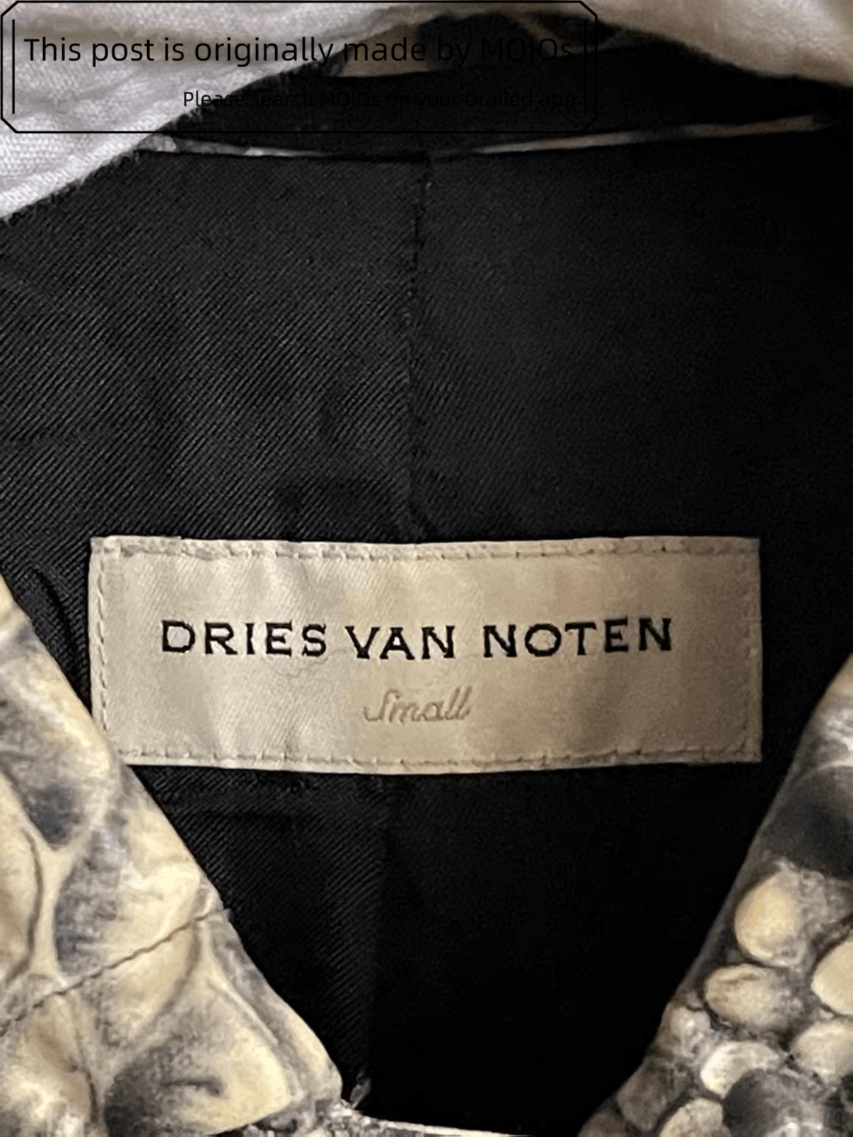 Dries Van Noten Dries Van Noten 09AW Snake Skin Trench Coat mojos504 Size US S / EU 44-46 / 1 - 5 Thumbnail