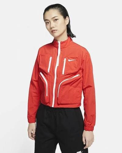Nike Nike Womens Sportswear Tech Pack Jacket Red/Orange Size M / US 6-8 / IT 42-44 - 2 Thumbnail