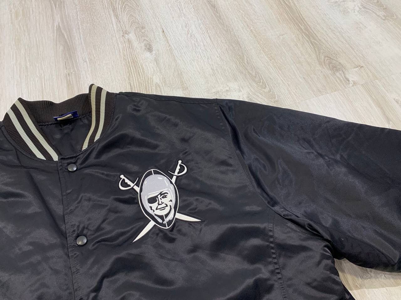 Reebok × Vintage Mens vintage bomber jacket Reebok Raiders Los Angeles Size US XL / EU 56 / 4 - 4 Thumbnail