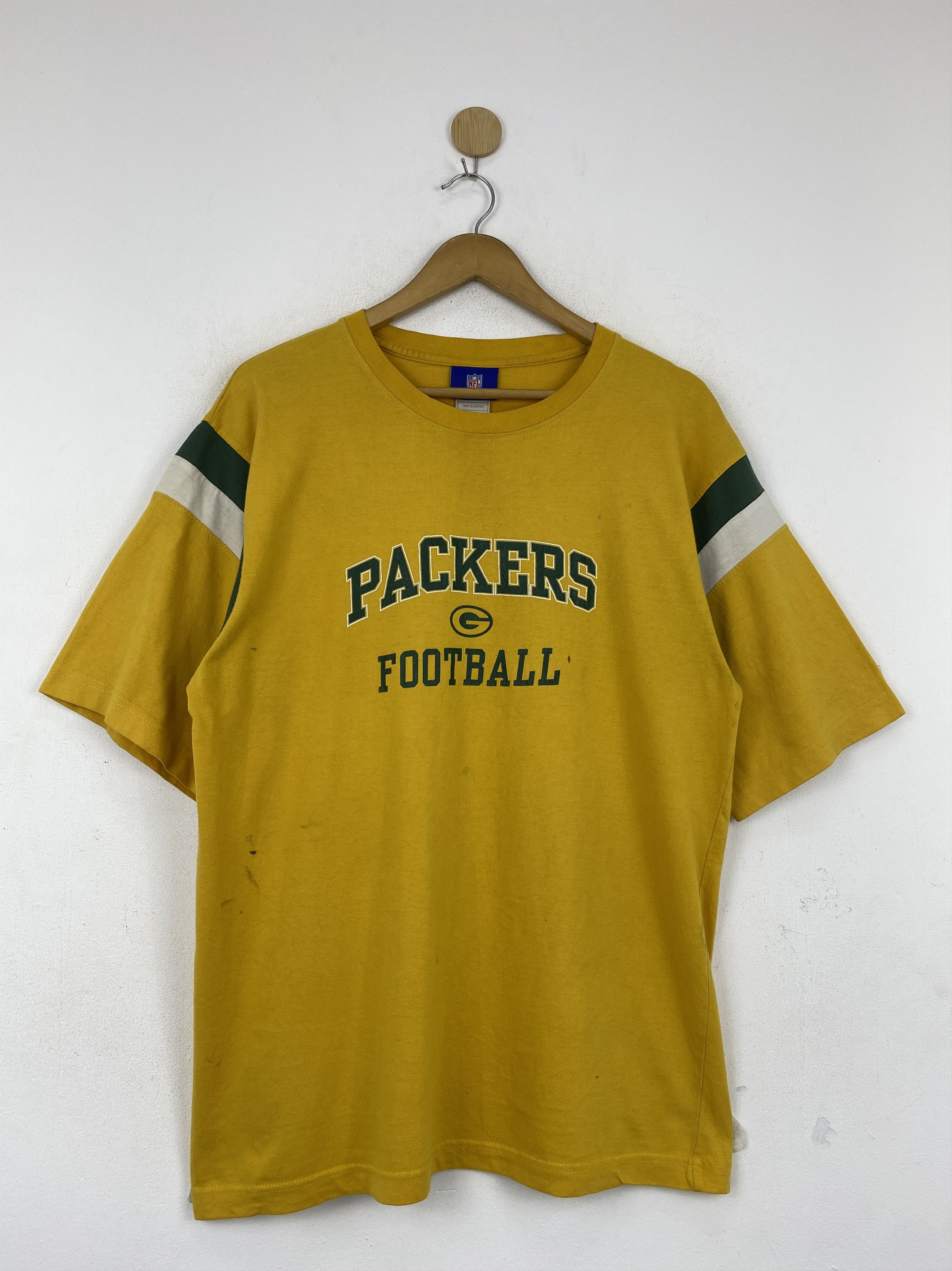NFL Vintage NFL The Green Bay Packer Team Spell Out Tee TA0658 Size US M / EU 48-50 / 2 - 1 Thumbnail