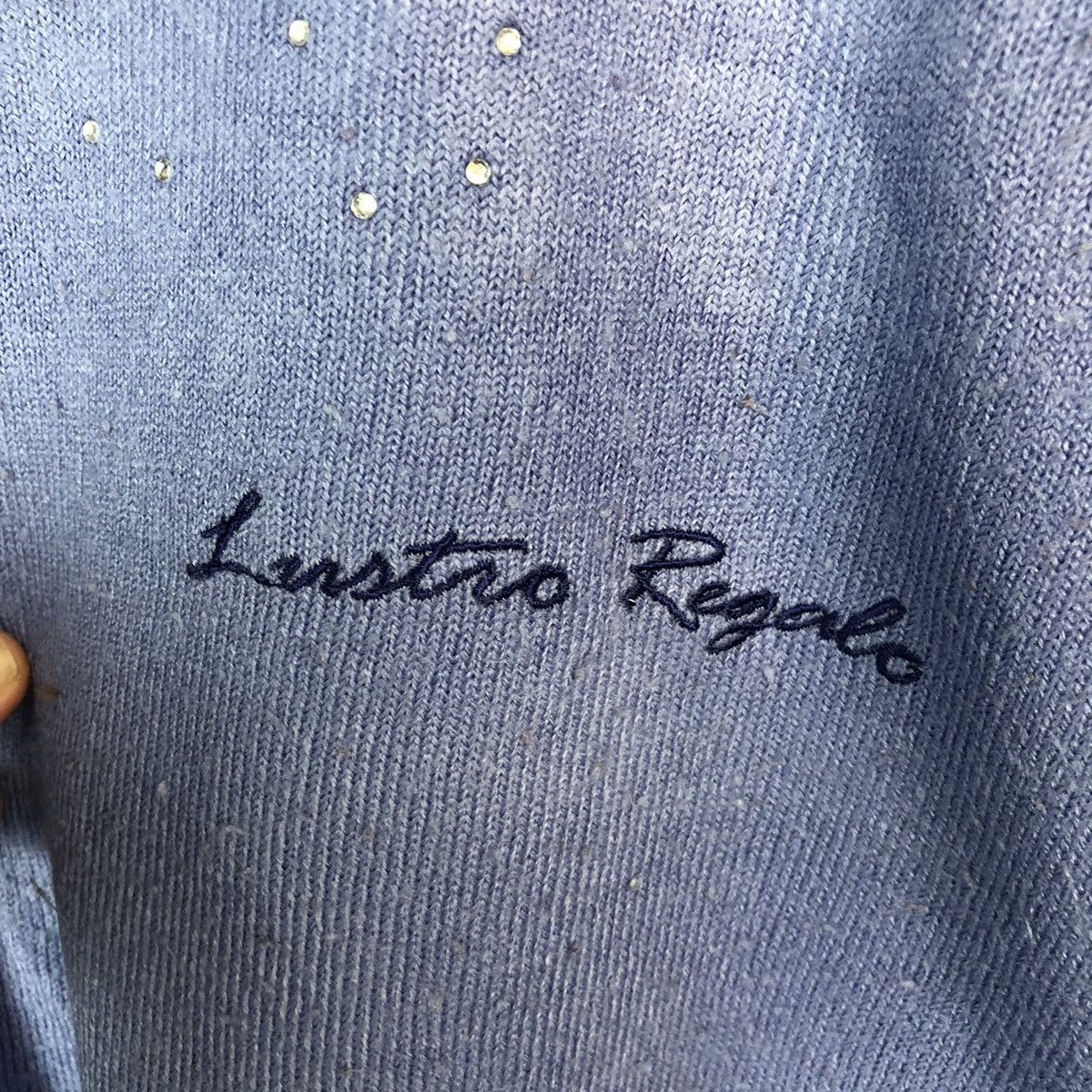 Homespun Knitwear × Japanese Brand Lustaro Regaro Purple Knitwear #A2218 Size M / US 6-8 / IT 42-44 - 10 Thumbnail