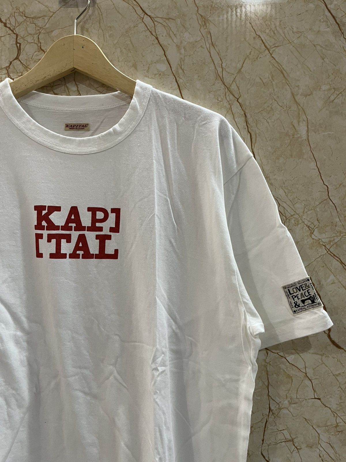 Kapital Kapital Rookie Crew Tee - White XLarge Size US XL / EU 56 / 4 - 2 Thumbnail