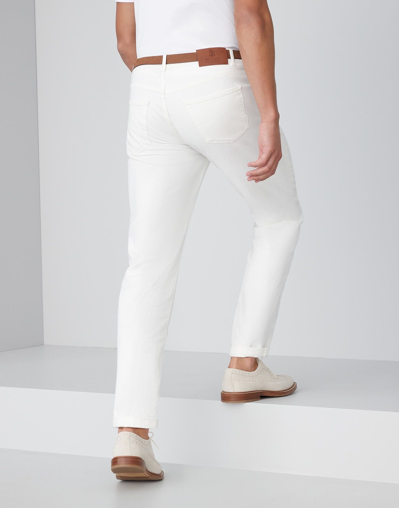 Brunello Cucinelli Dyed Denim Pants in White Size US 34 / EU 50 - 2 Thumbnail