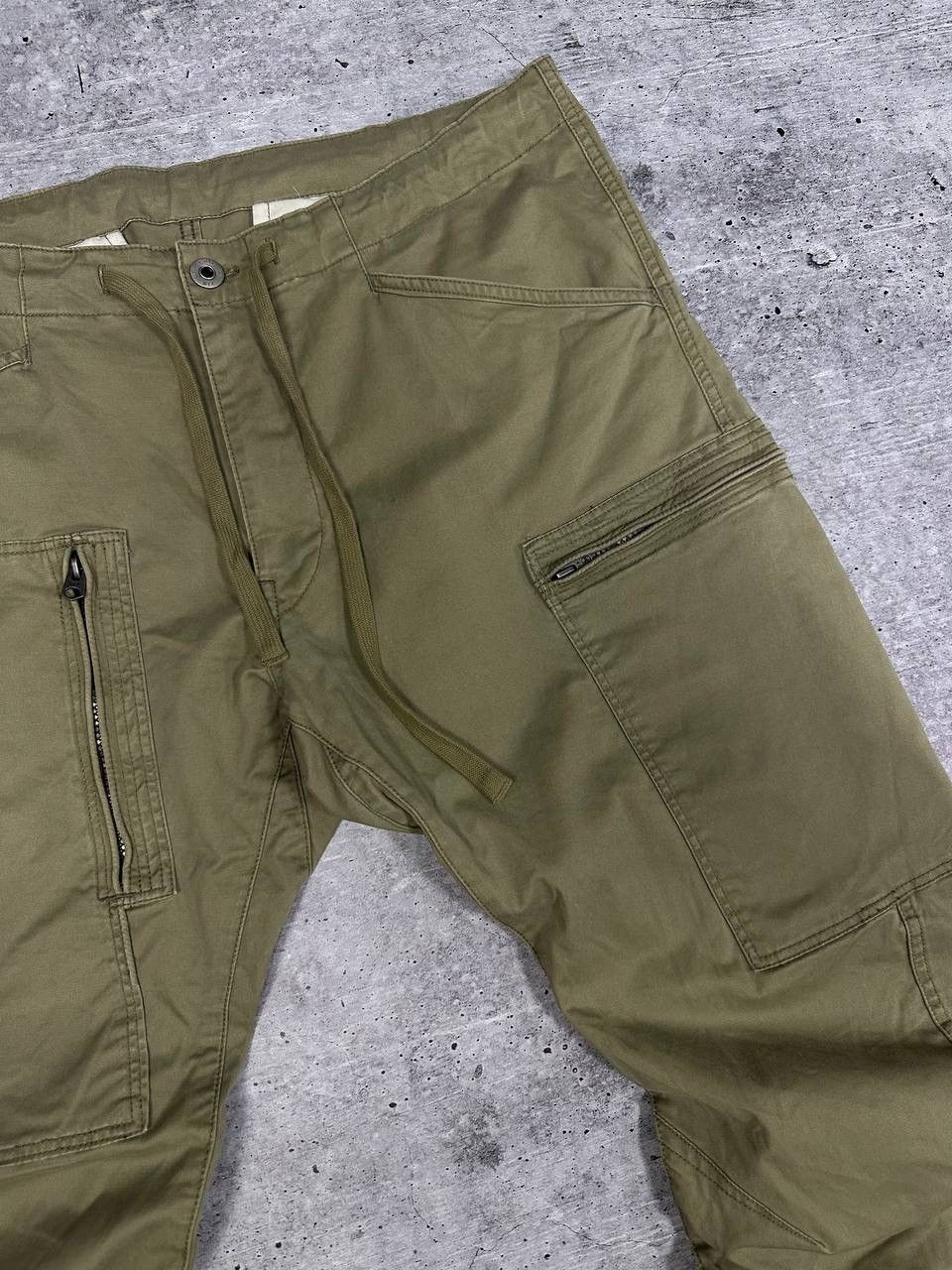 G-Star × Vintage Vintage G -Star Cargo Khaki Povel Qane 3D Tapered Pants Size US 34 / EU 50 - 7 Thumbnail