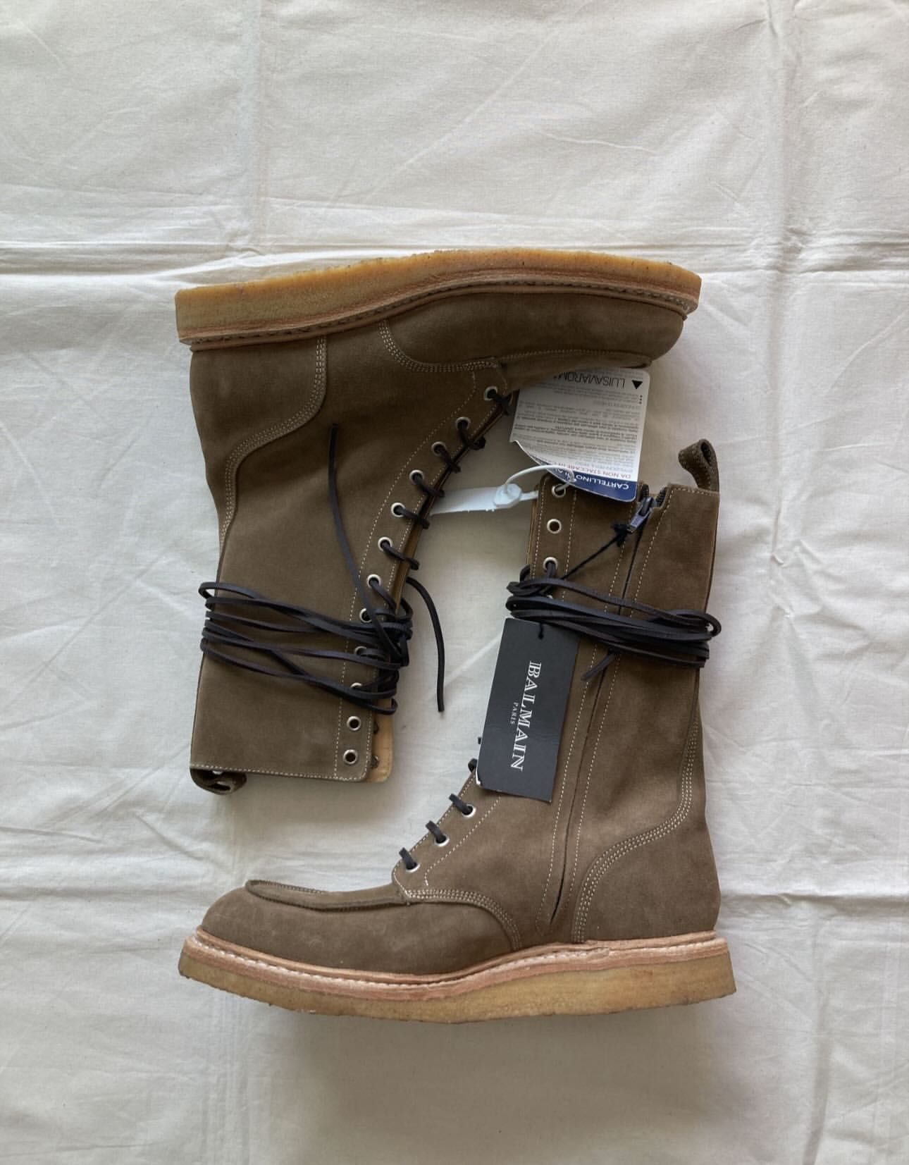 Balmain Balmain Christophe Decarnin Combat Boots Size US 9 / EU 42 - 1 Thumbnail