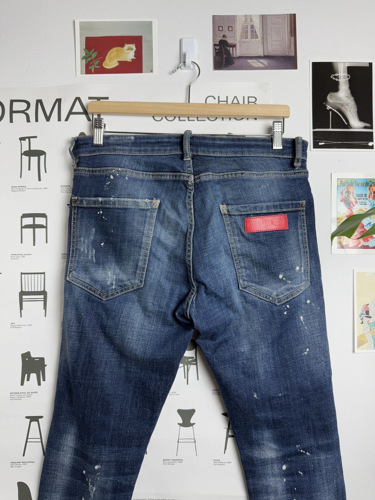 Designer × Dsquared2 Dsquared2 paint splash denim jeans pants 46 designer luxury Size US 30 / EU 46 - 8 Thumbnail