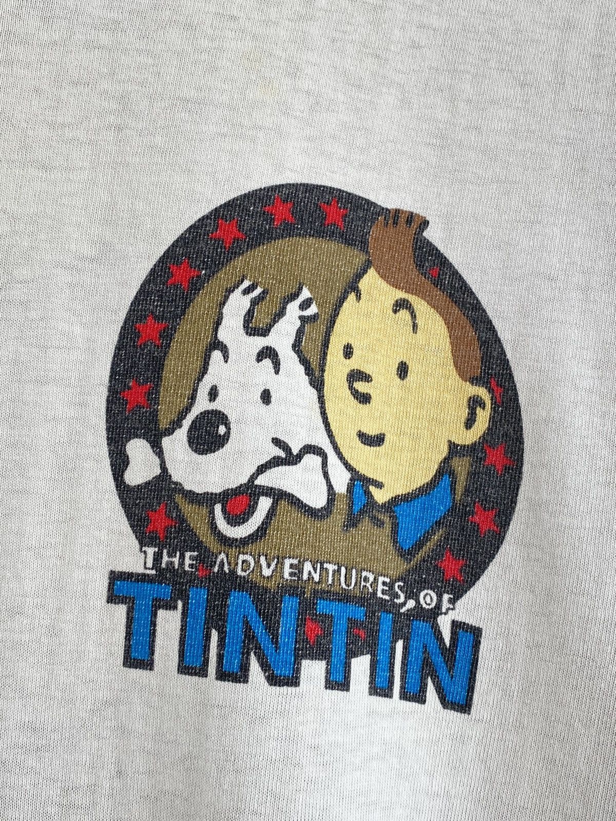 Cartoon Network Vintage The Adventures of Tin Tin The Blue Lotus T-shirt Size US M / EU 48-50 / 2 - 8 Thumbnail