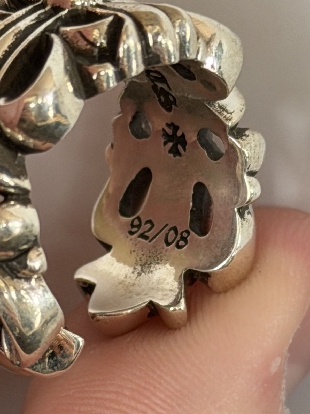 Chrome Hearts Chrome Hearts Double Floral Cross Ring Size ONE SIZE - 6 Thumbnail