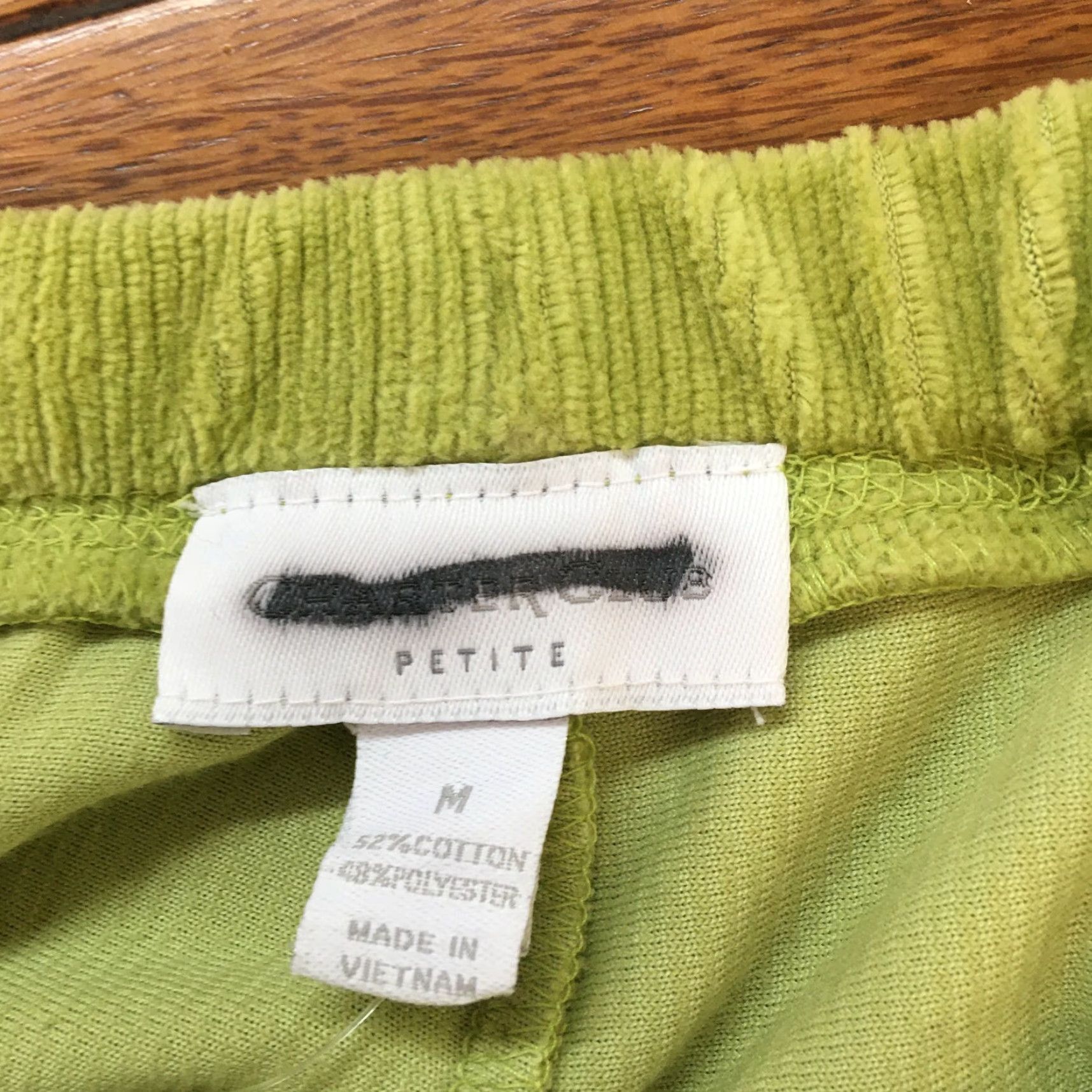Vintage VINTAGE Harbor Club Legging Pant Women's Medium P High Rise Stretch Drawstring Green Size 32" / US 10 / IT 46 - 4 Thumbnail