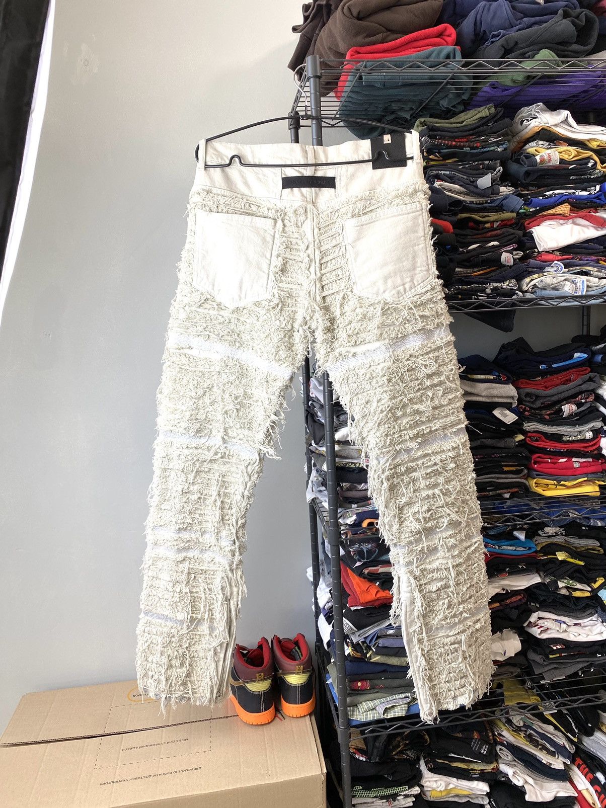 1017 ALYX 9SM Alyx Blackmeans Denim Pants Distressed Size US 32 / EU 48 - 14 Thumbnail