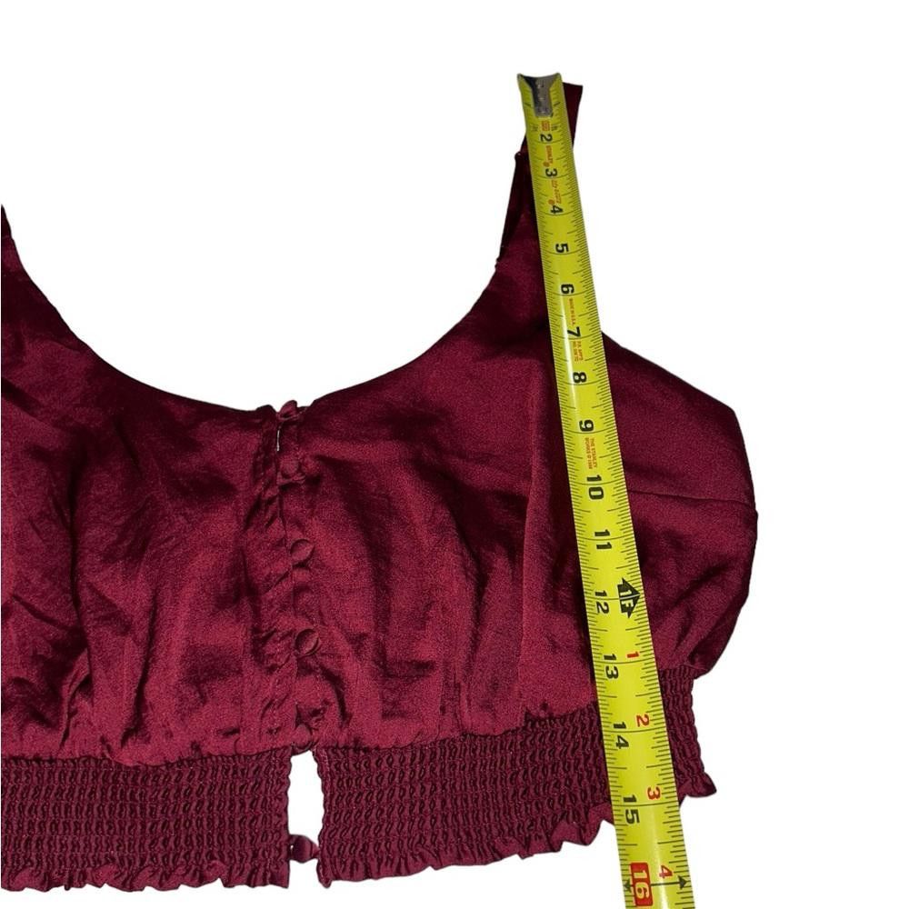 Free People Free People l NWT Intimately Smocked Button-Down Crop Top XS Size XS / US 0-2 / IT 36-38 - 4 Thumbnail