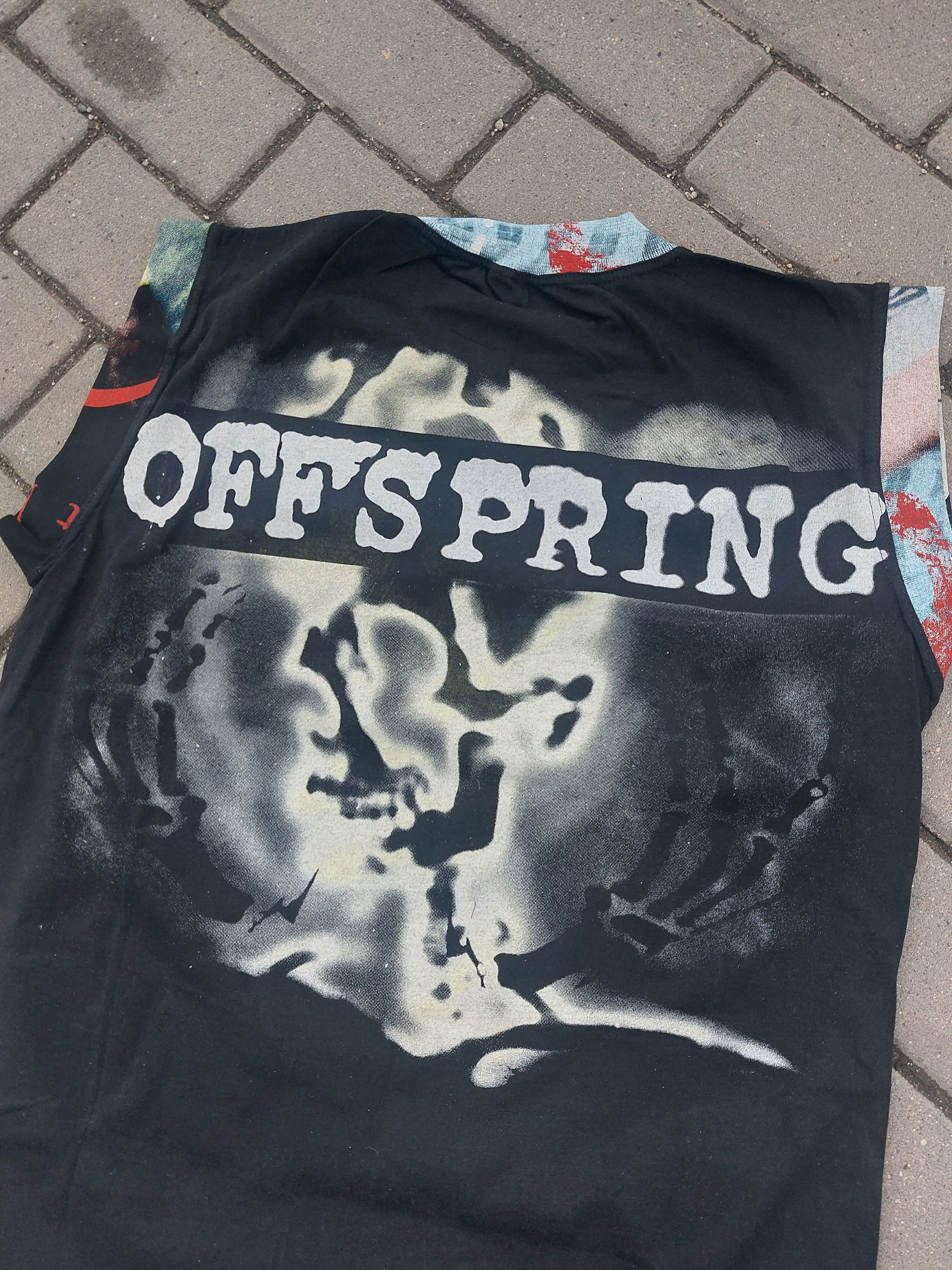Band Tees × Vintage the offspring vintage 90s vest - crazy double print tshirt Size US XL / EU 56 / 4 - 4 Thumbnail